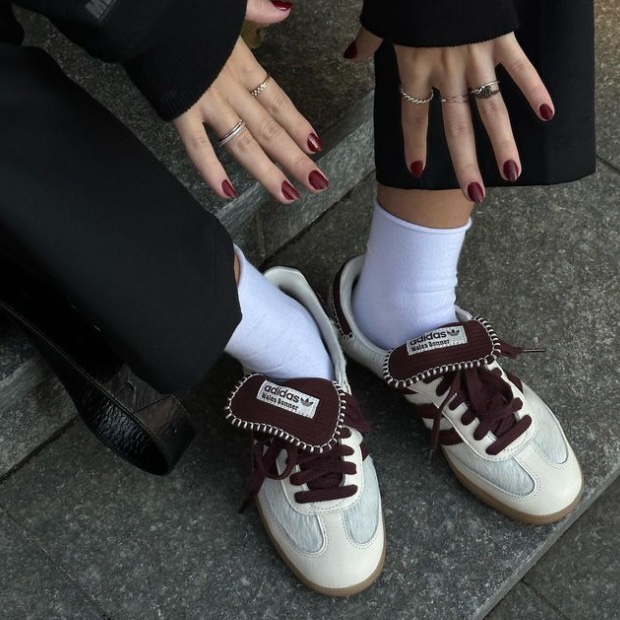 Adidas x Wales Bonner Pony Tonal Samba Cream White Mystery Brown 착용 스타일