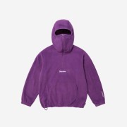 Supreme Polartec Facemask Half Zip Hooded Sweatshirt Dark Purple - 23FW