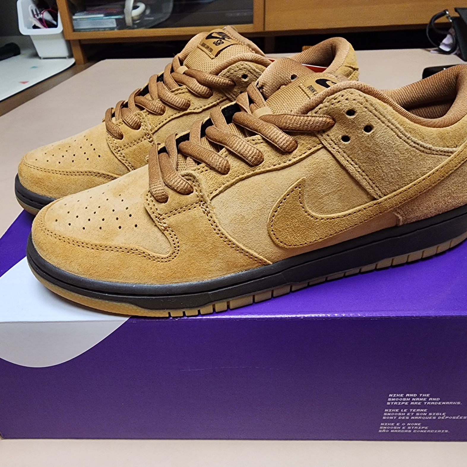 Nike SB Dunk Low Pro Wheat 2023 착용 스타일