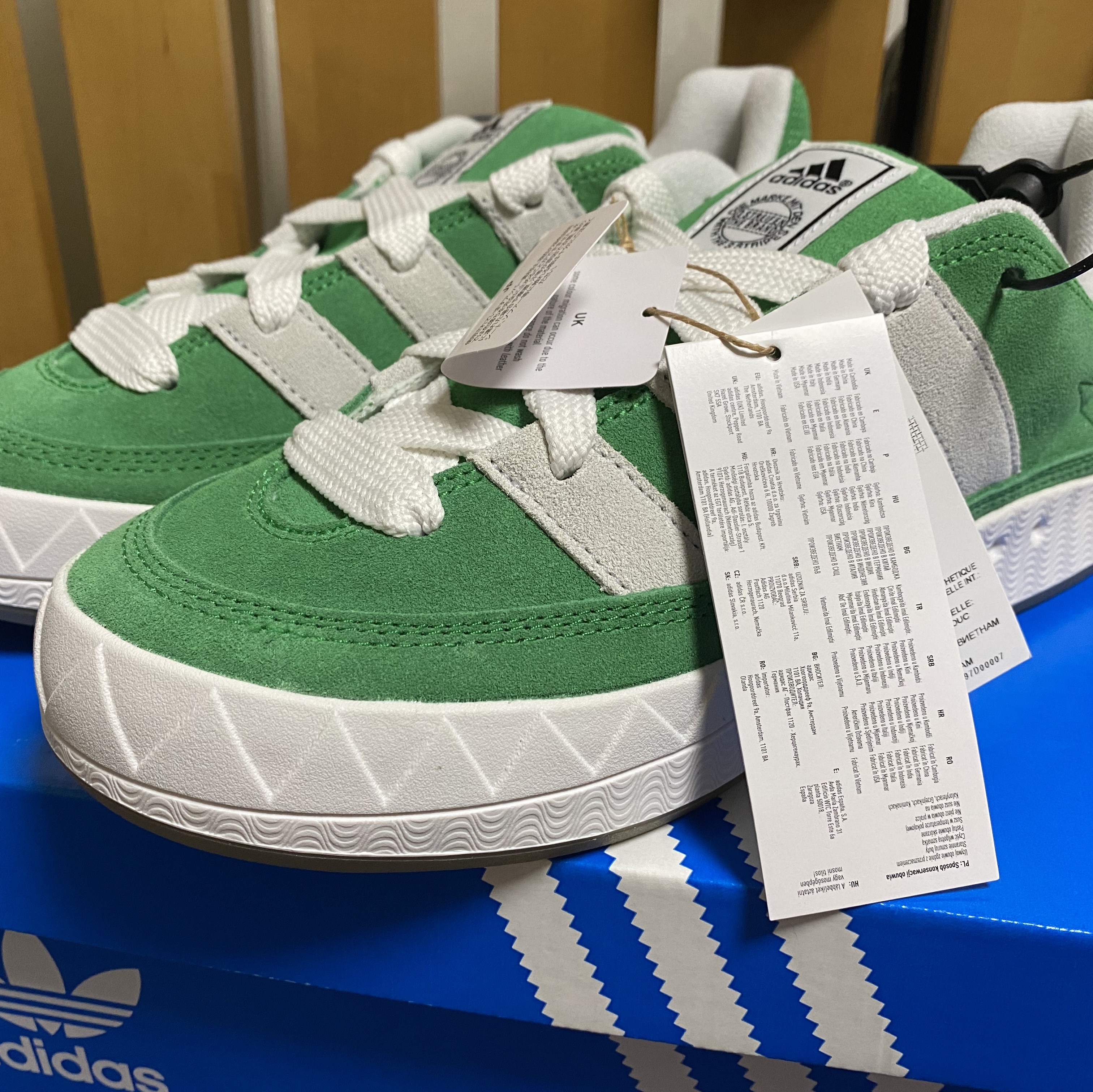 Adidas Adimatic Green 착용 스타일 - 2