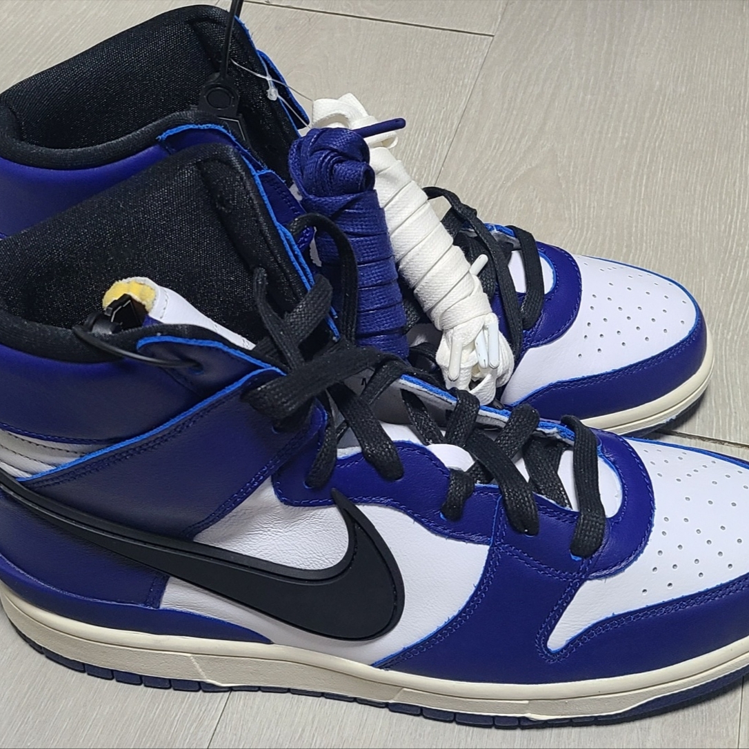 Nike x Ambush Dunk High Deep Royal Blue 착용 스타일