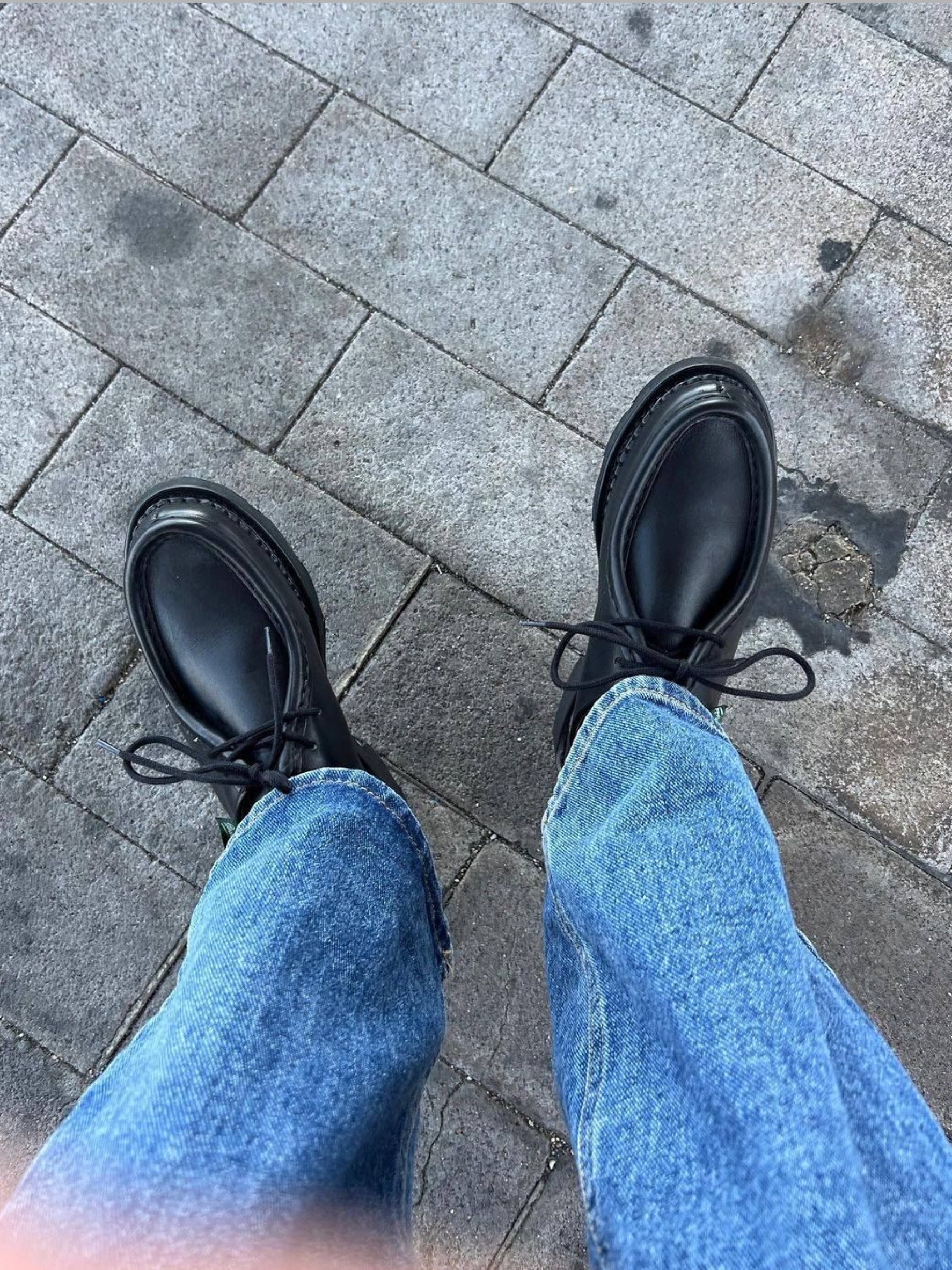 Paraboot Michael Lisse Marron, Paraboot Michael Lisse Cafe 착용 스타일 - 5