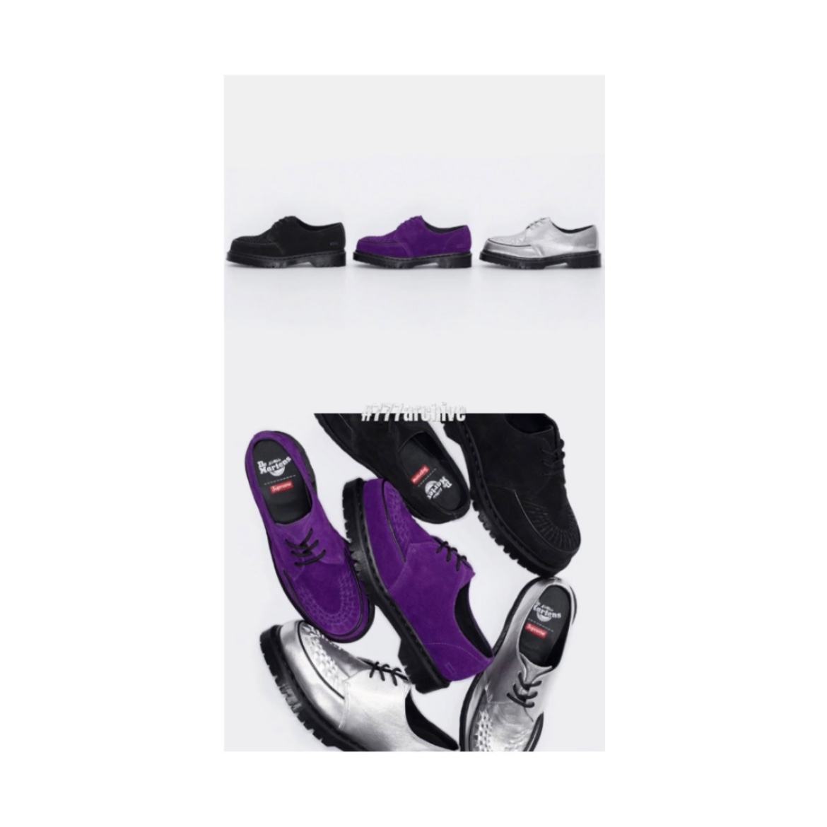 Dr. Martens x Supreme Ramsey Creeper Black, Dr. Martens x Supreme Ramsey Creeper Silver 착용 스타일 - 7