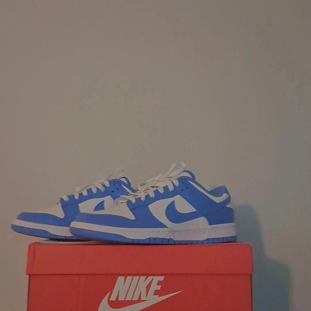 Nike Dunk Low Retro White Polar Blue 착용 스타일