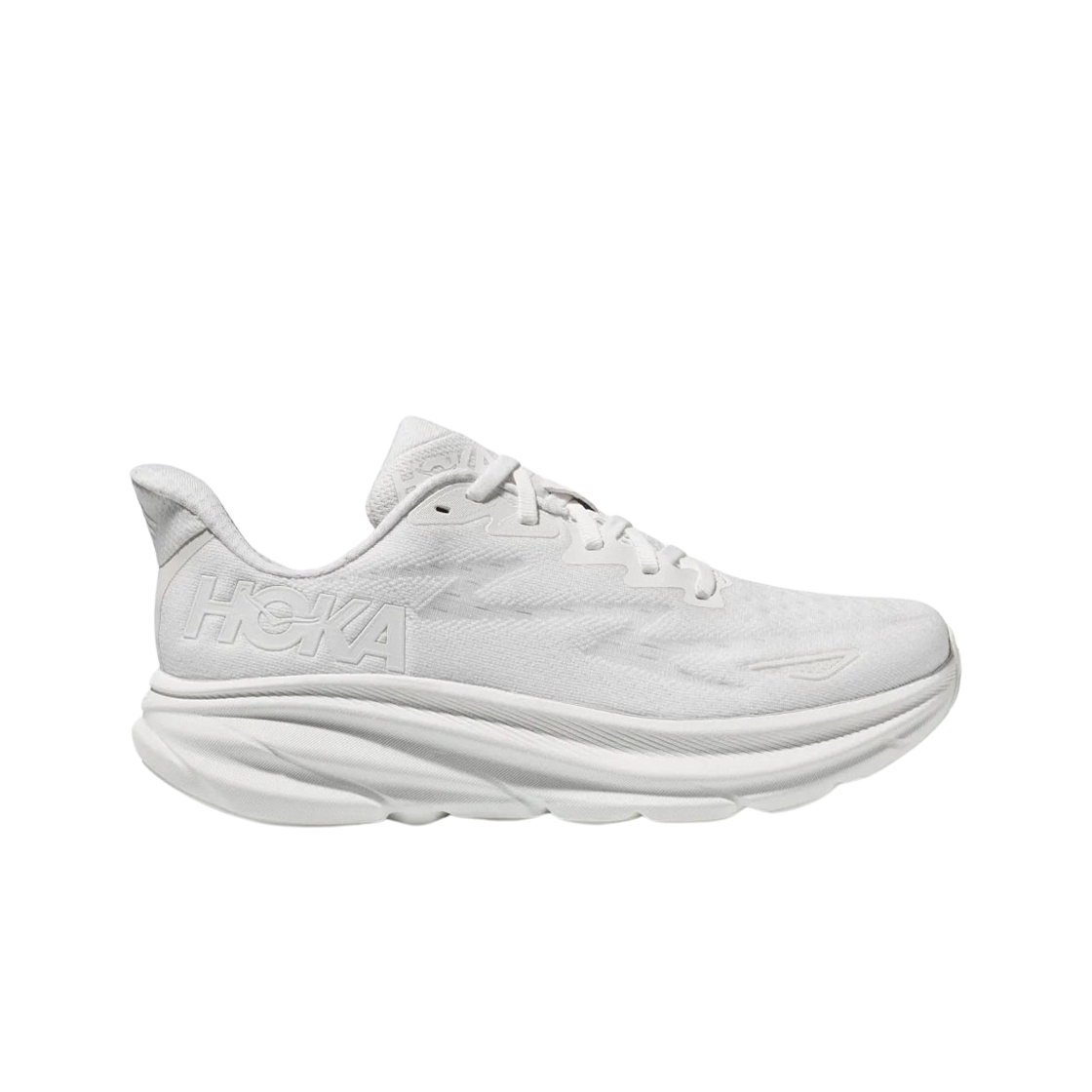 (W) Hoka Clifton 9 White - Regular 상세 이미지 1