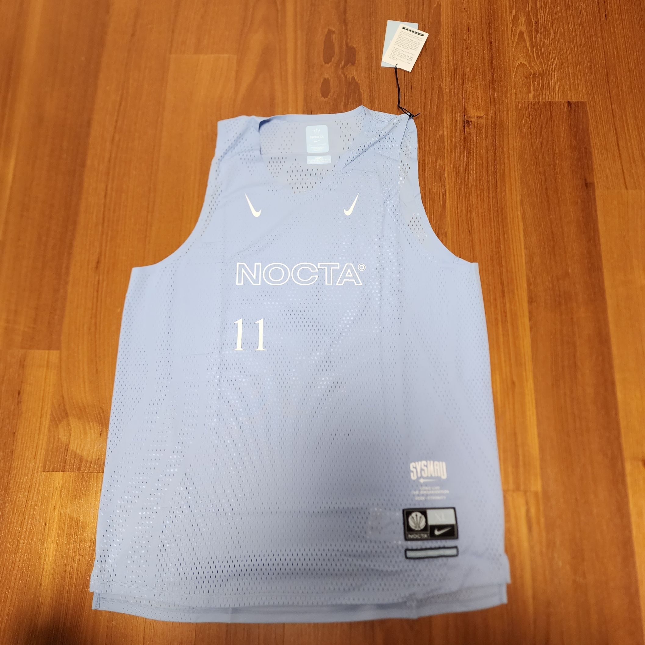 Nike x Drake Nocta Basketball Lightweight Jersey Cobalt Bliss (DV3649-481) 착용 스타일 - 1