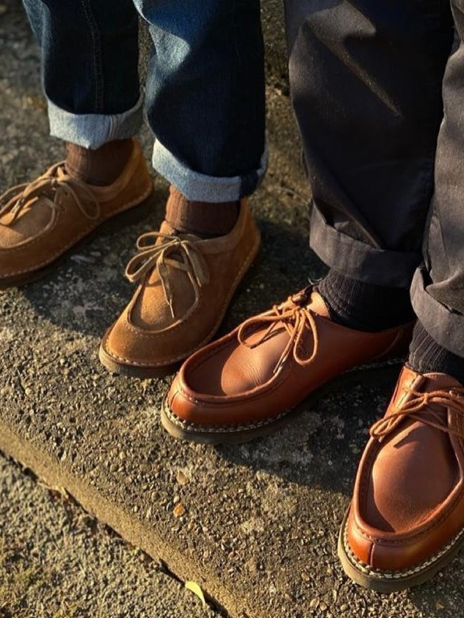 Paraboot Michael Lisse Marron, Paraboot Michael Lisse Cafe 착용 스타일 - 4