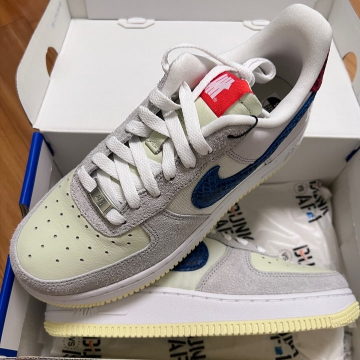 Nike x Undefeated Air Force 1 Low SP 5 On It 착용 스타일