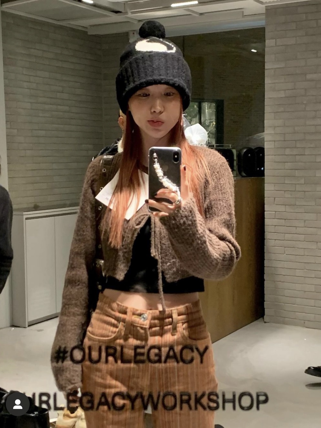 Our Legacy Work Shop Pom Hat 착용 스타일