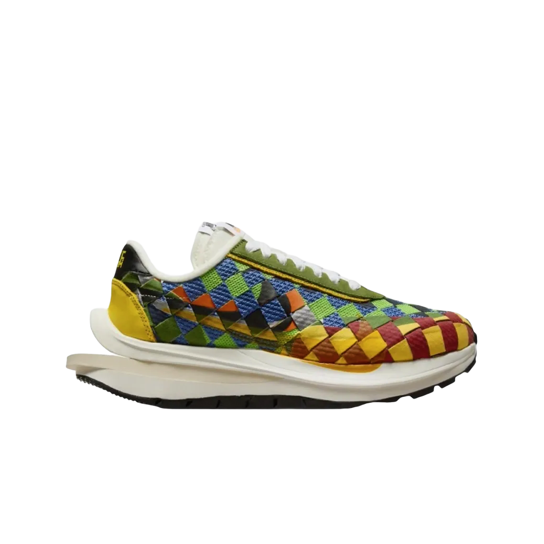 나이키 x 사카이 x 장 폴 고티에 LD베이퍼와플 믹스 로우 그린 구스토 세이프티 오렌지(Nike x Sacai x Jean Paul Gaultier LDVaporWaffle Mix Low Green Gusto Safety Orange)