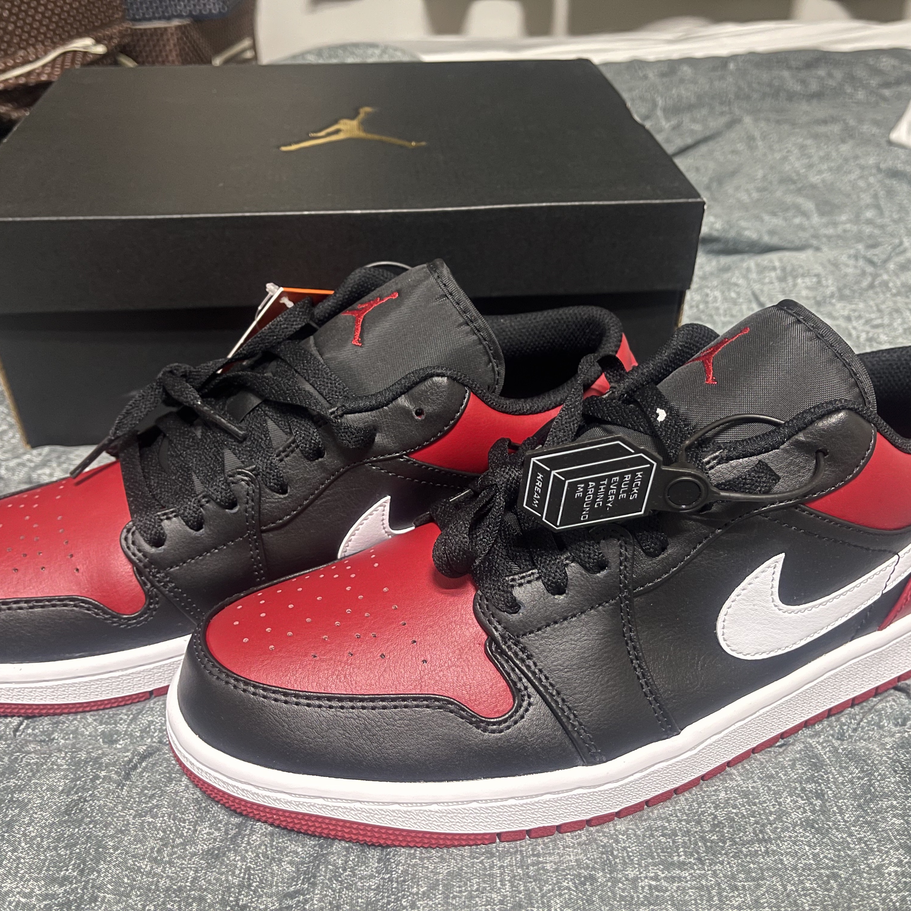 Jordan 1 Low Alternate Bred Toe 착용 스타일