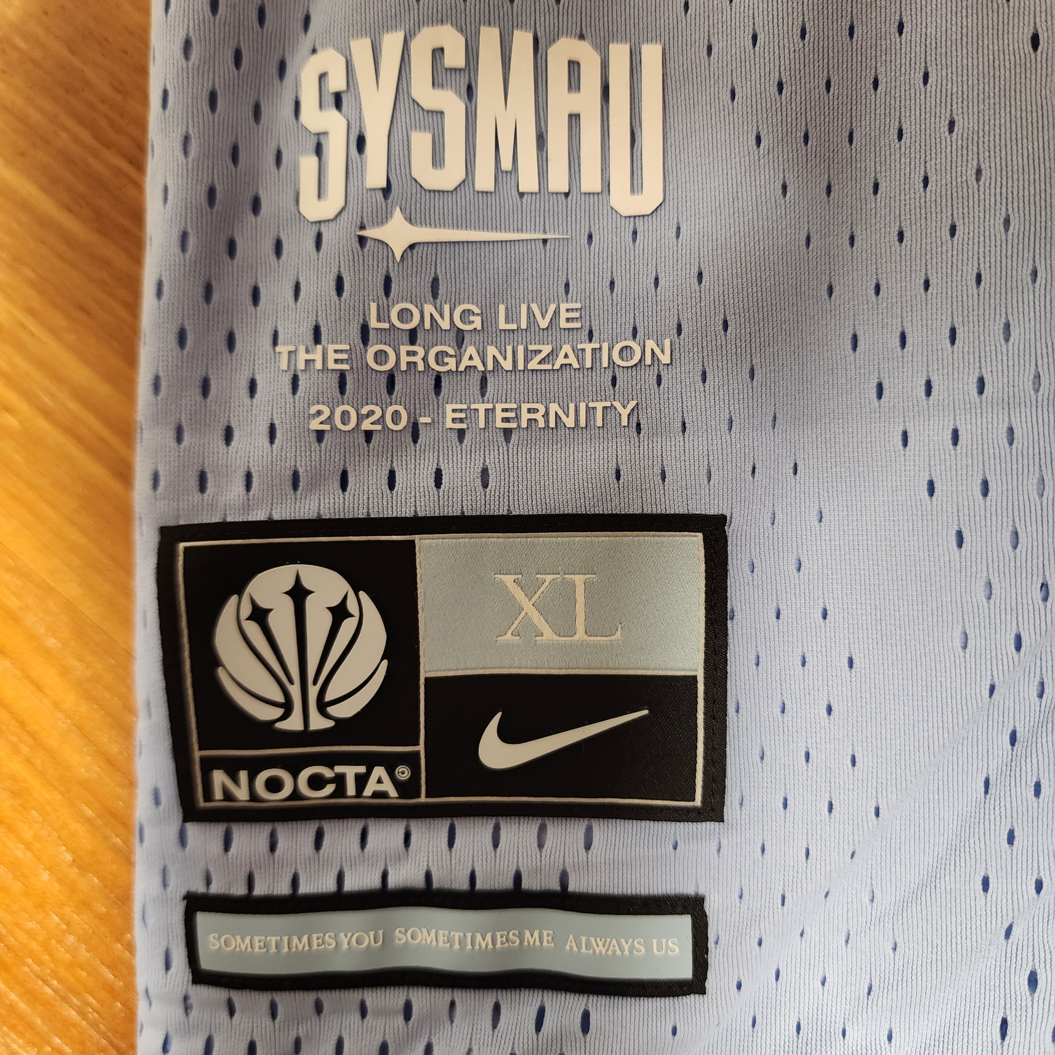 Nike x Drake Nocta Basketball Lightweight Jersey Cobalt Bliss (DV3649-481) 착용 스타일 - 4