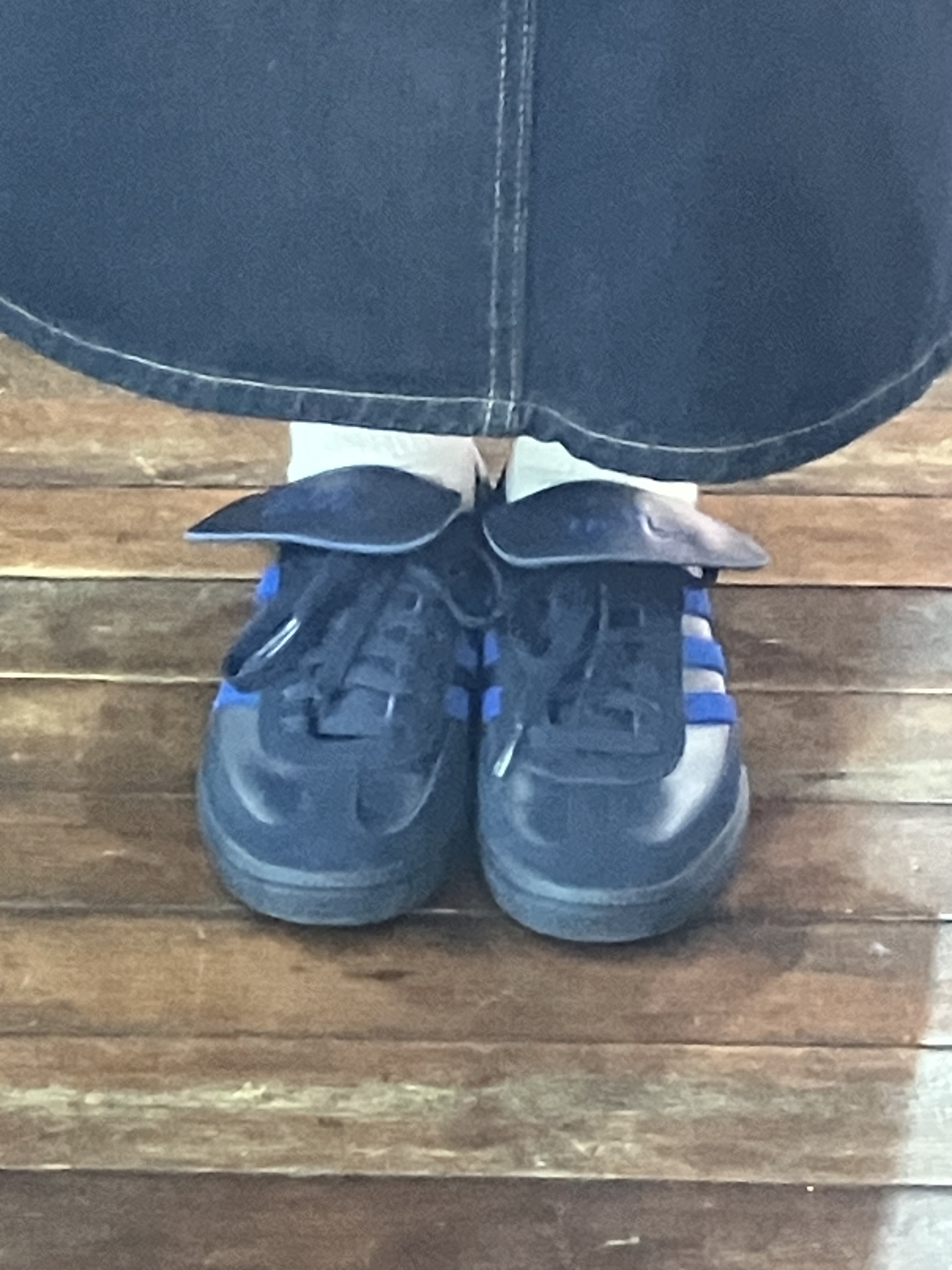 Adidas Spezial Handball Night Indigo Power Blue 착용 스타일 - 2