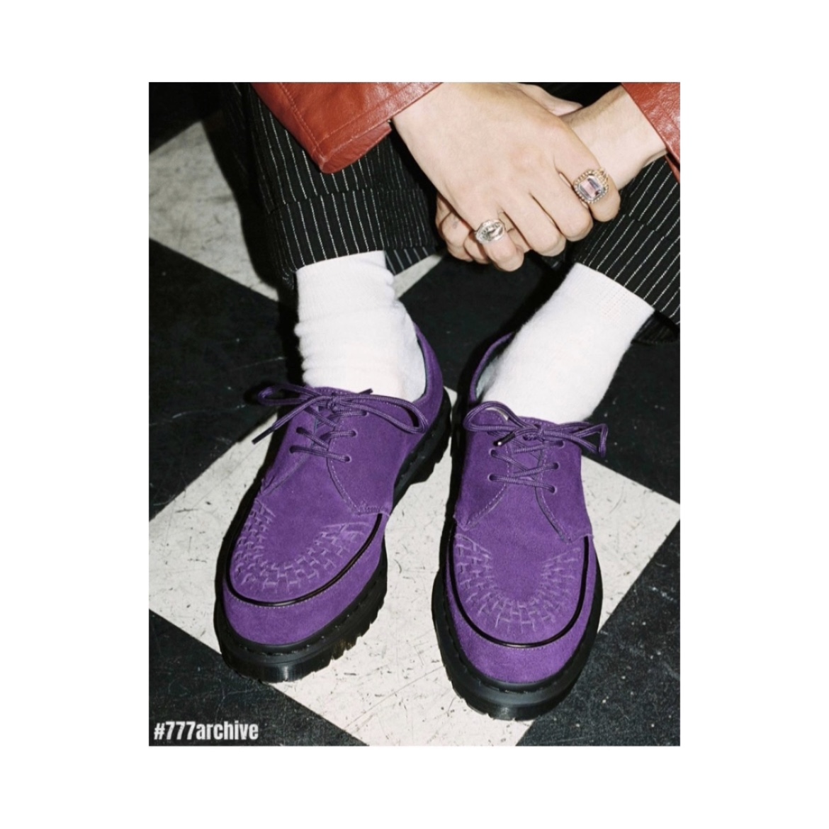 Dr. Martens x Supreme Ramsey Creeper Black, Dr. Martens x Supreme Ramsey Creeper Silver 착용 스타일 - 6