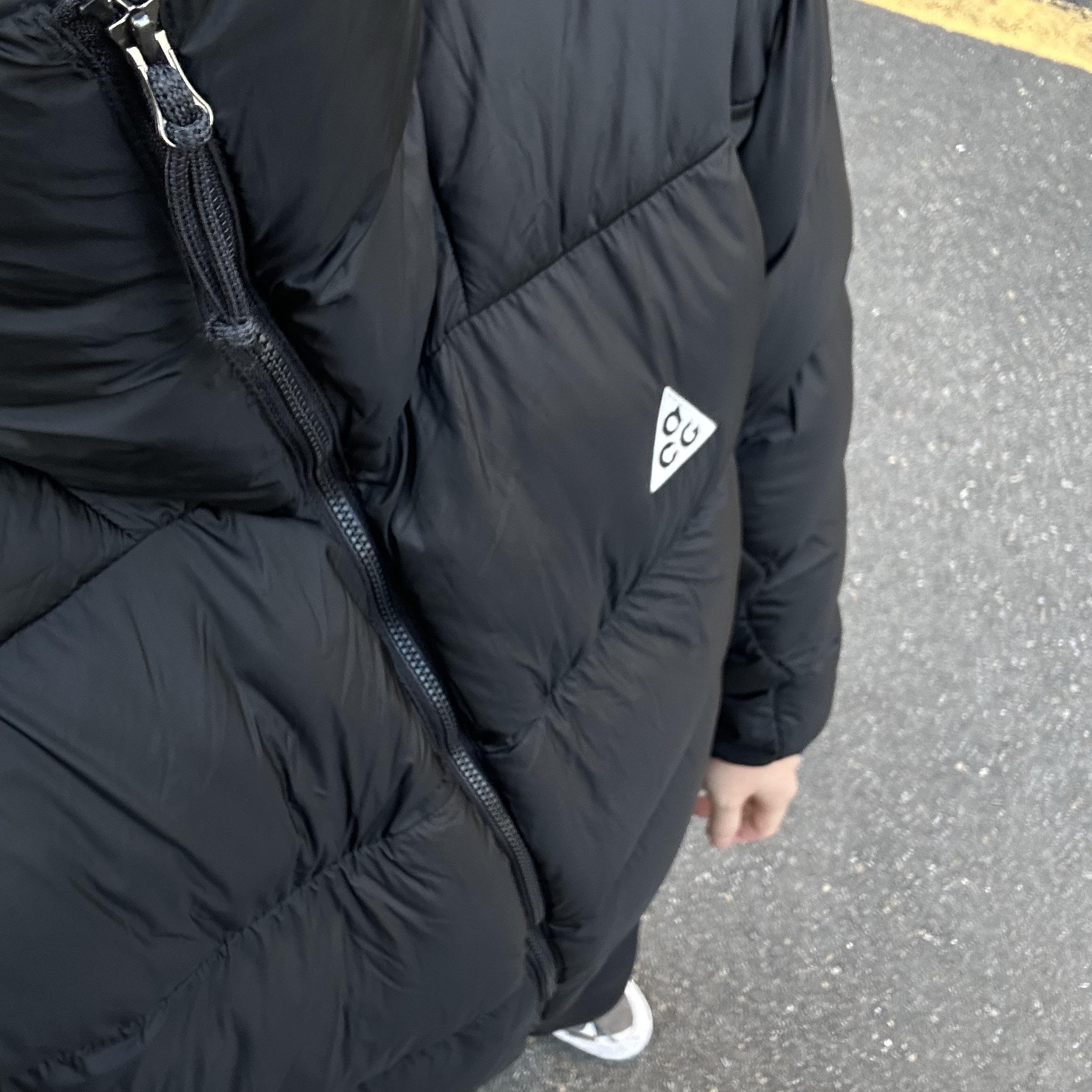 Nike ACG Therma-Fit ADV Lunar Lake Puffer Jacket Black - Asia, Nike x Sacai Blazer Low Iron Grey 착용 스타일 - 2