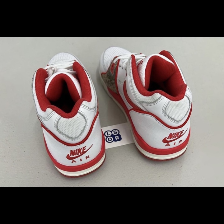 Nike x Stussy Air Flight 89 Low White and Pecan, Nike x Stussy Air Flight 89 Low White Habanero Red Sail 착용 스타일 - 3