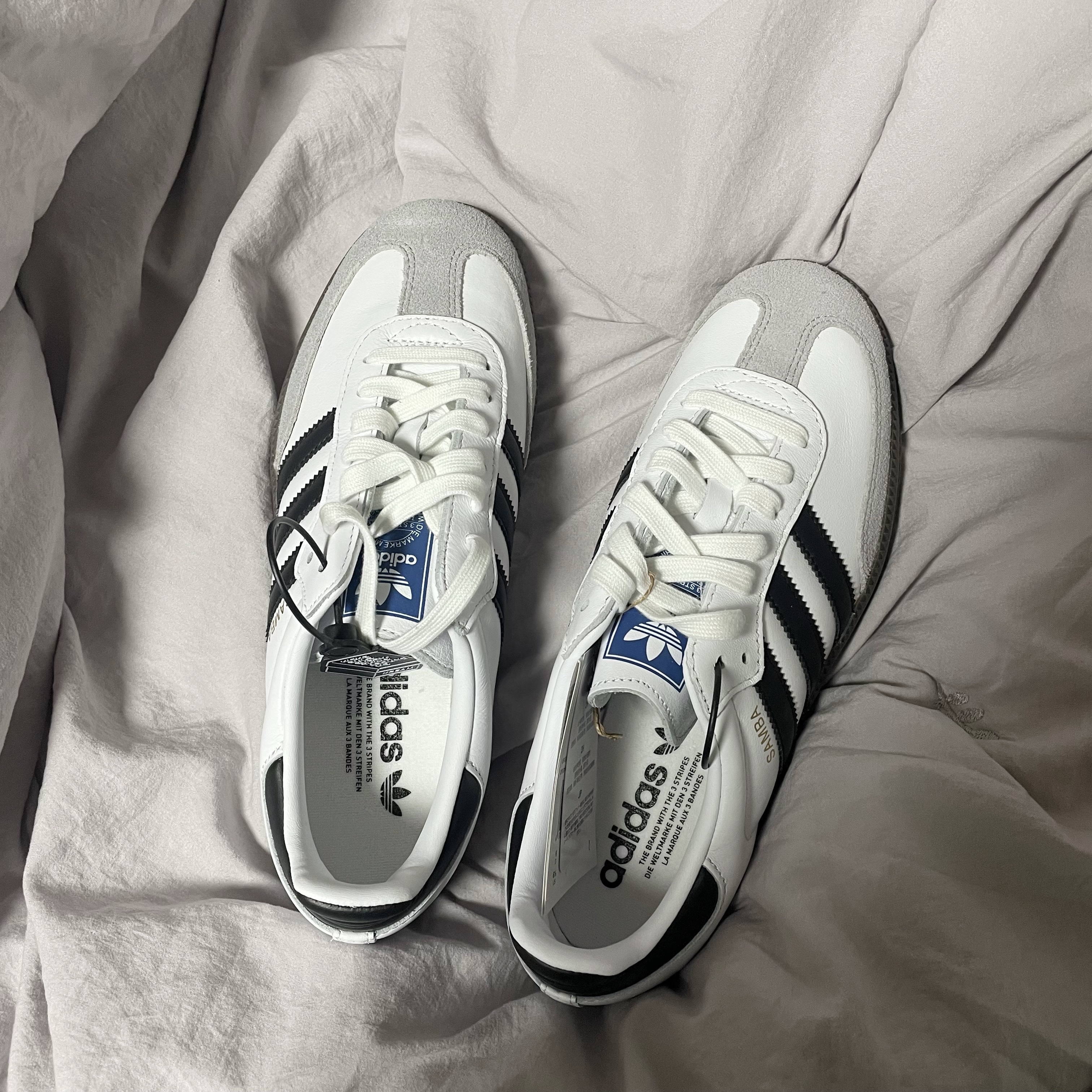 Adidas Samba OG Cloud White 착용 스타일