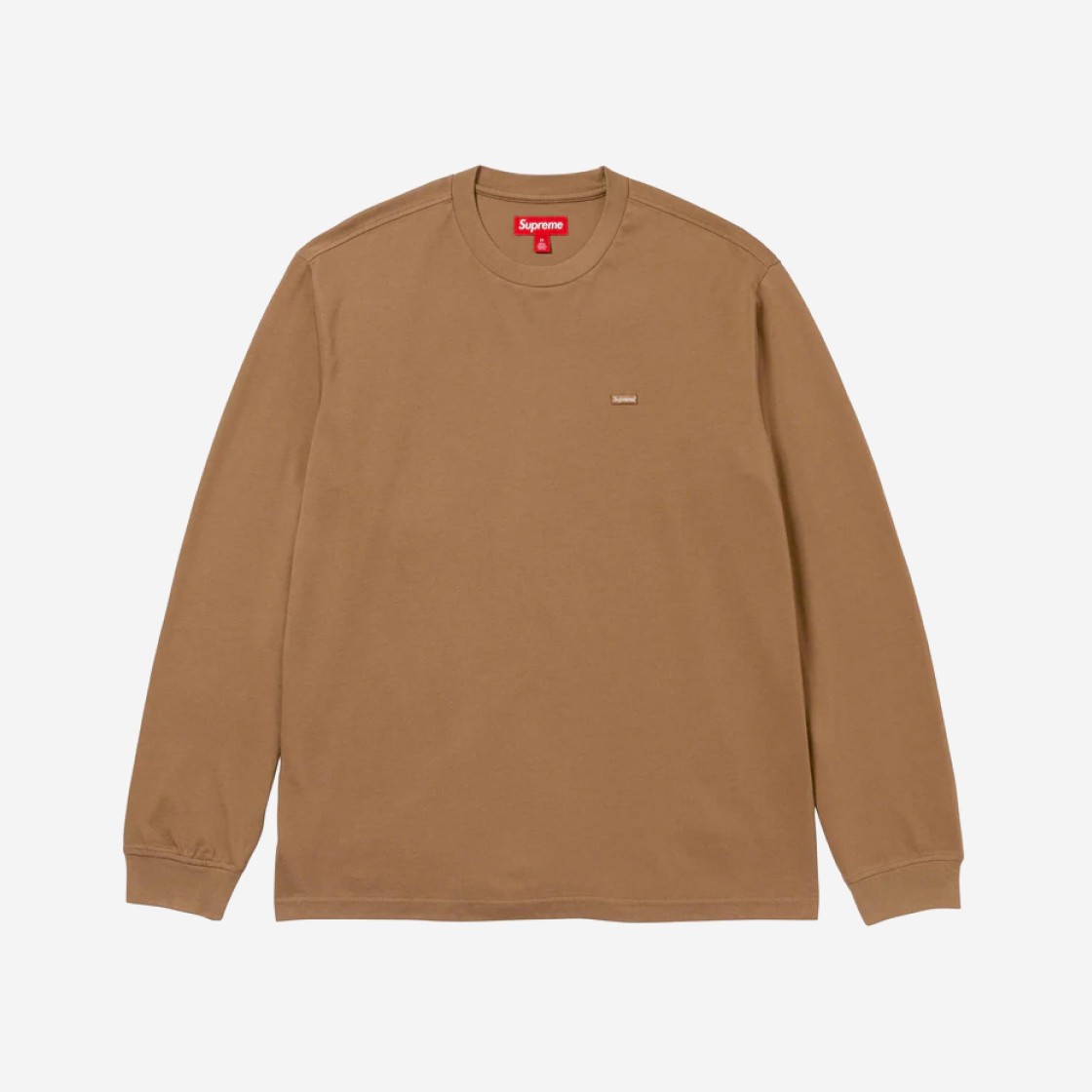 Supreme Small Box L/S T-Shirt Light Brown - 23FW 상세 이미지 1