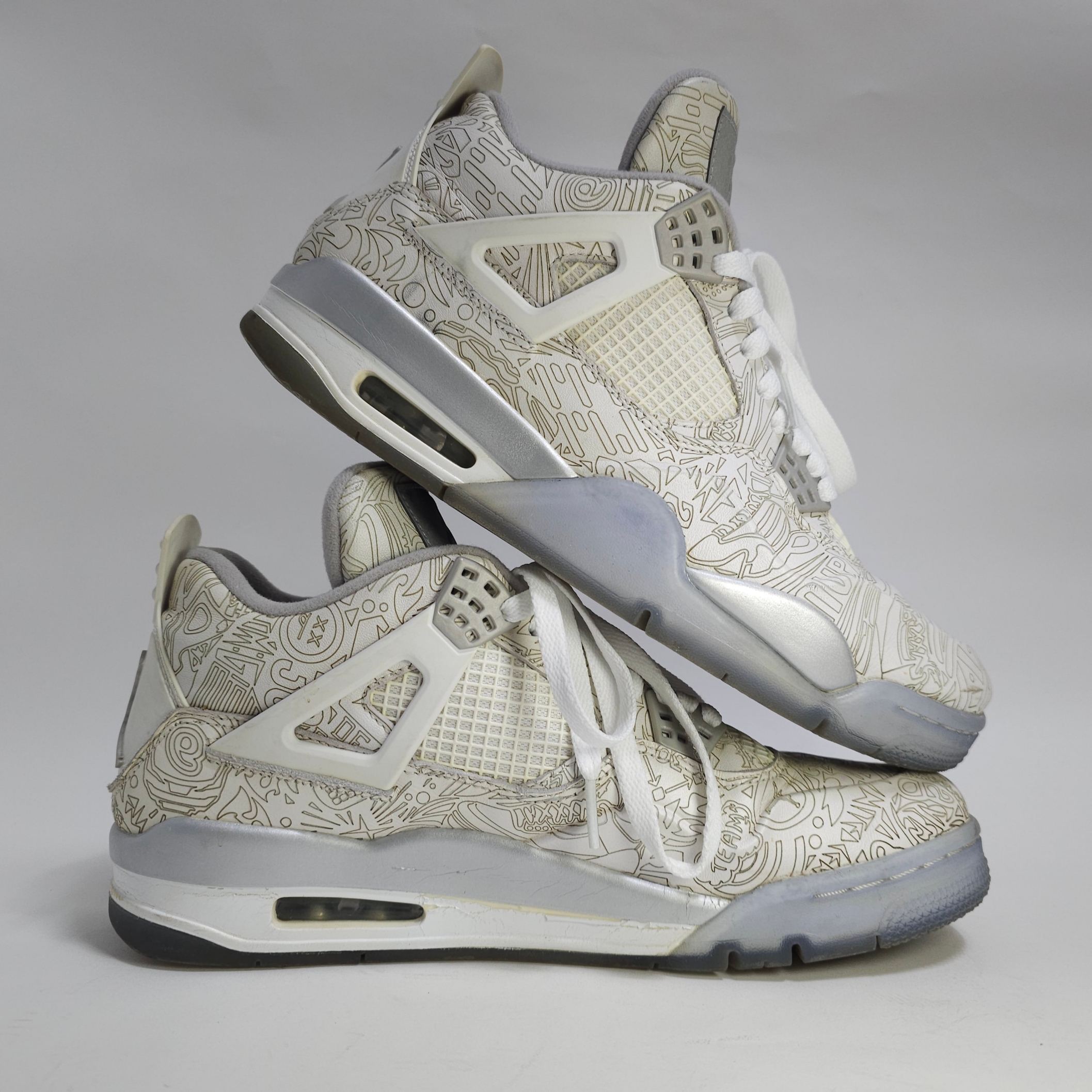 Jordan 4 Retro 30th Anniversary Laser 착용 스타일 - 4
