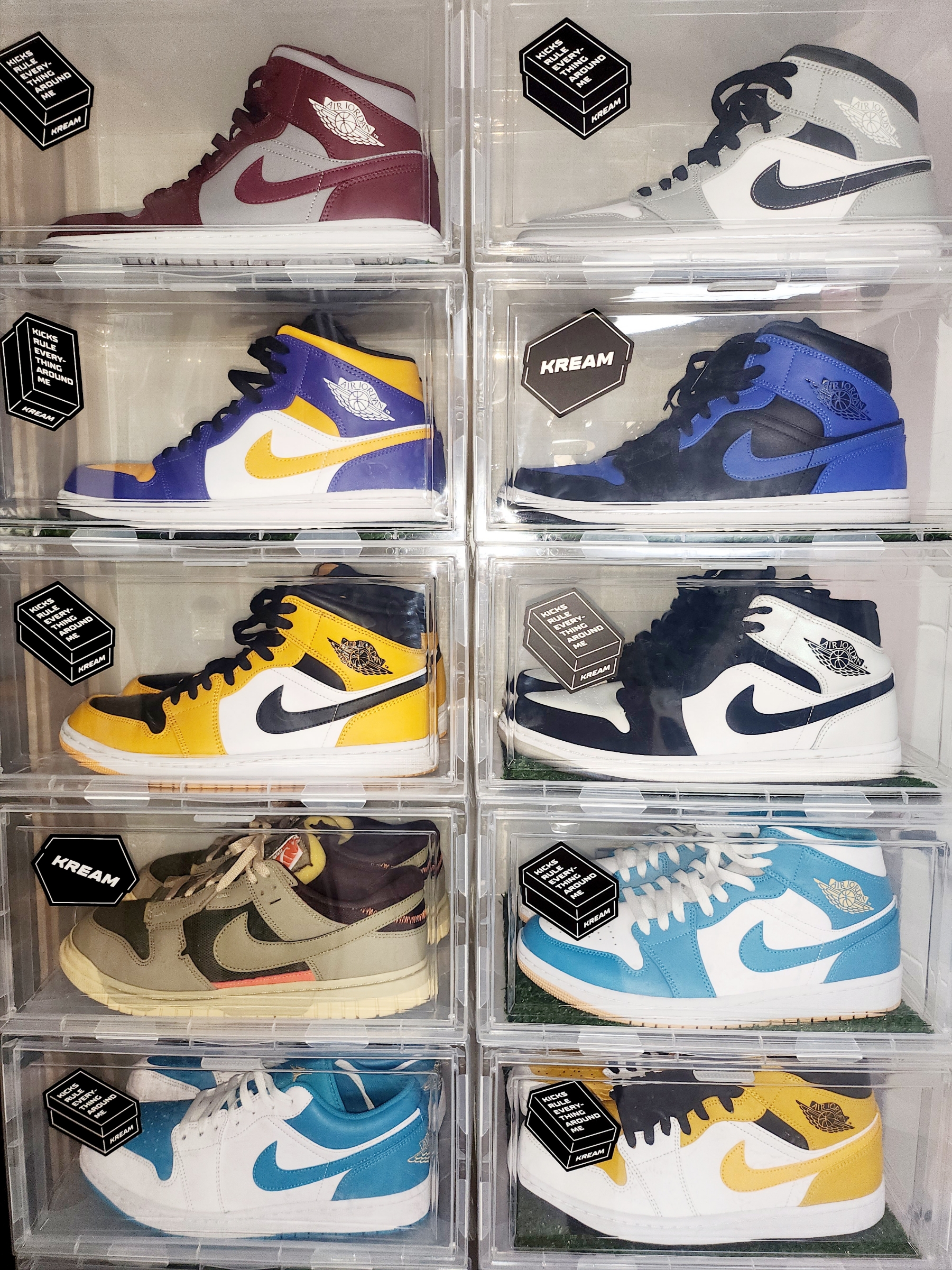 Jordan 1 Low White Aquatone, Jordan 1 Mid Cherrywood Red 착용 스타일