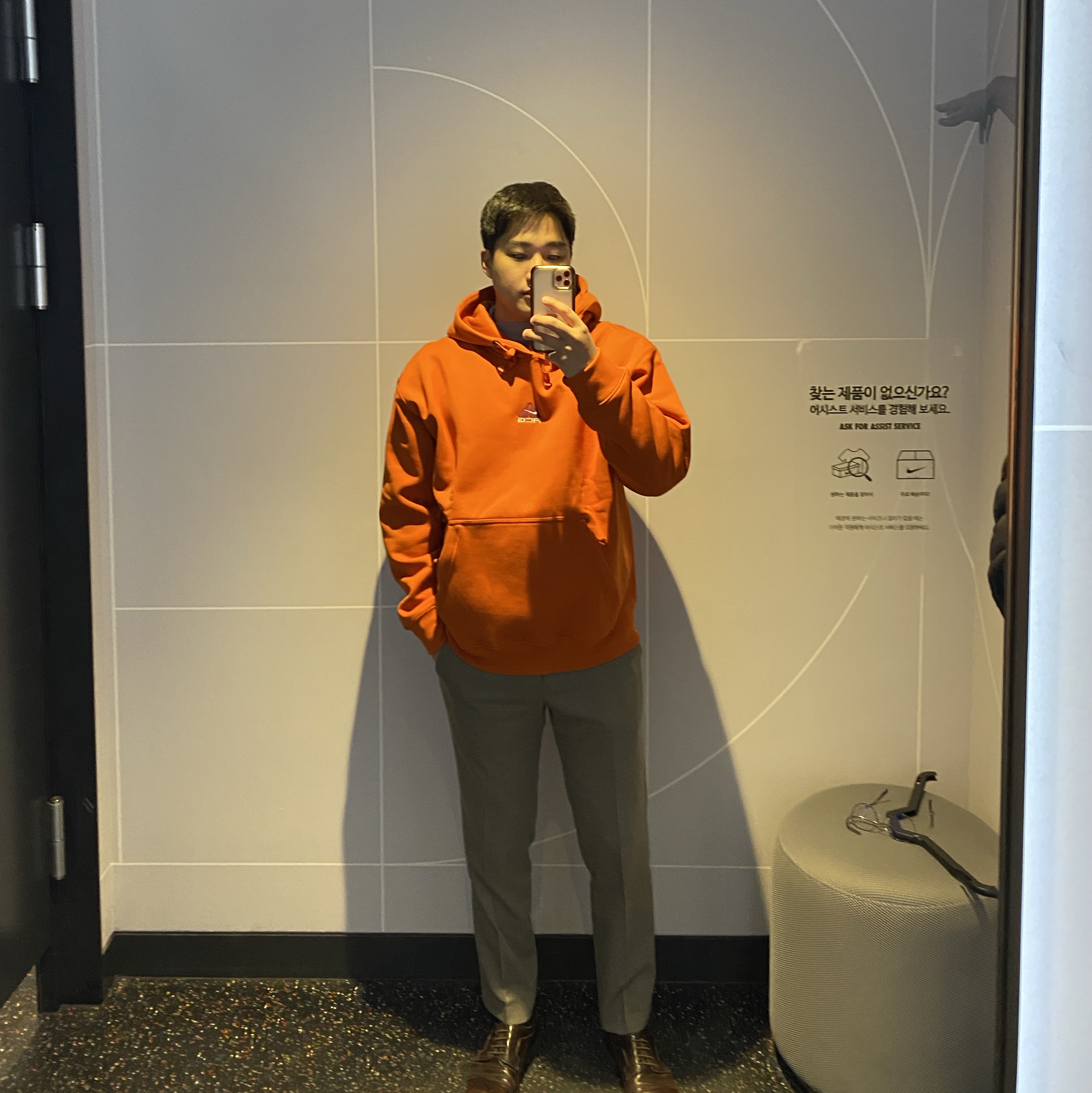 Nike ACG Therma-Fit Pullover Fleece Hoodie Red - US/EU 착용 스타일