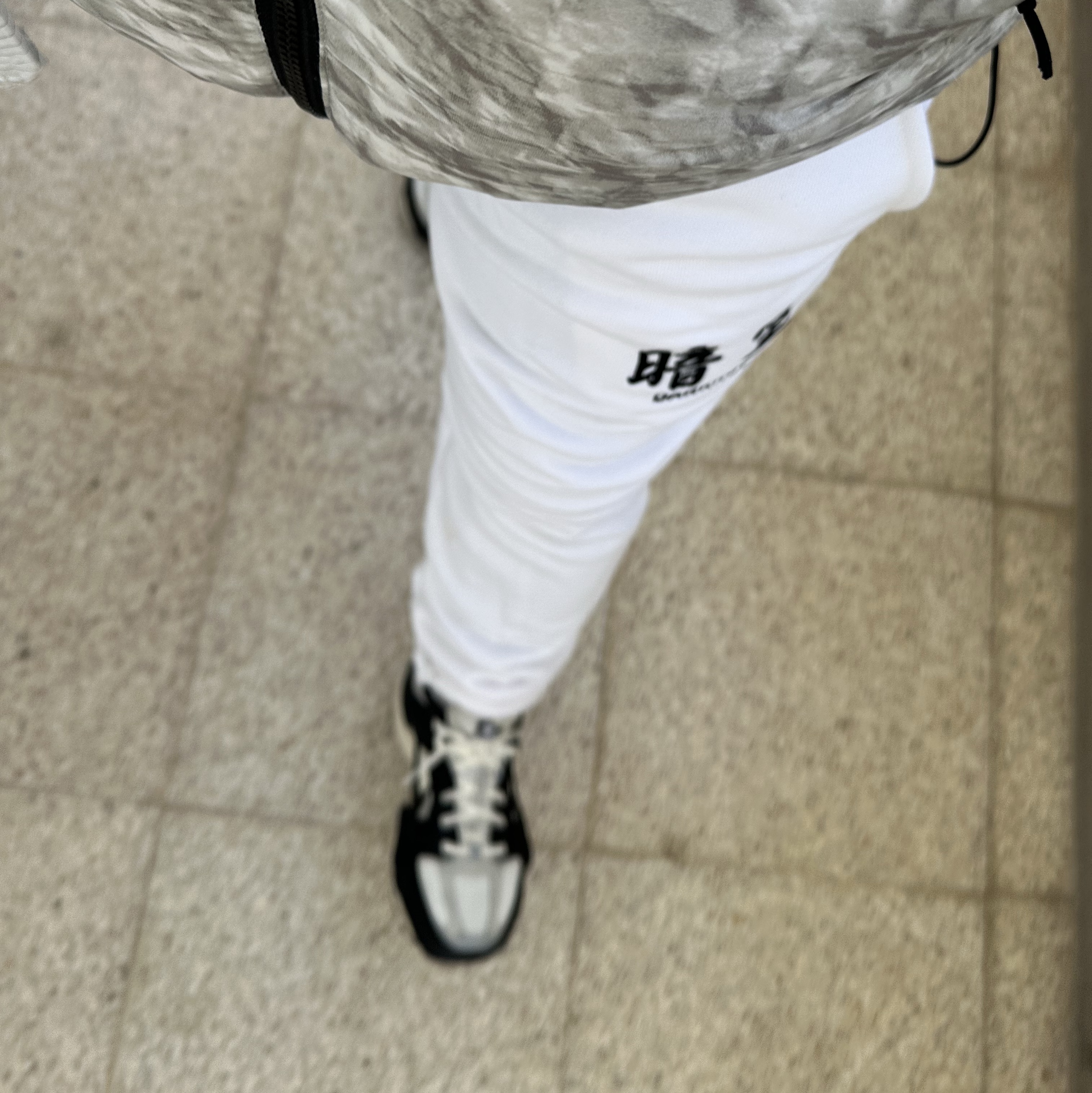 (W) Nike Zoom Vomero 5 Wolf Grey and Black 착용 스타일