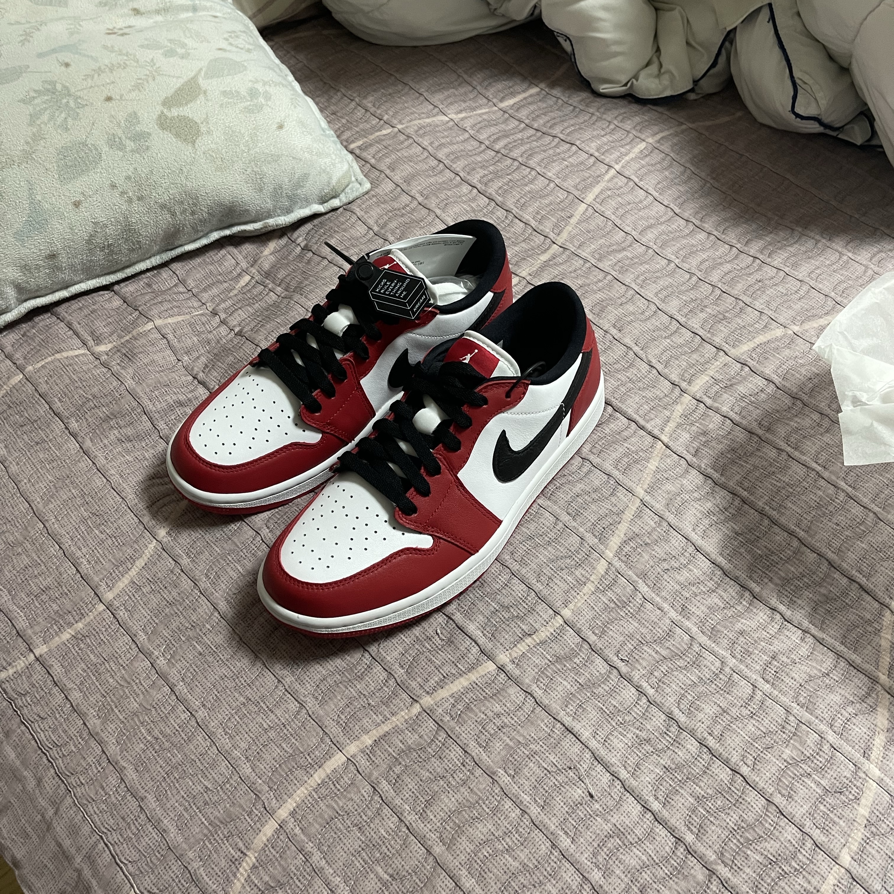 Jordan 1 Low Golf Chicago 착용 스타일 - 1