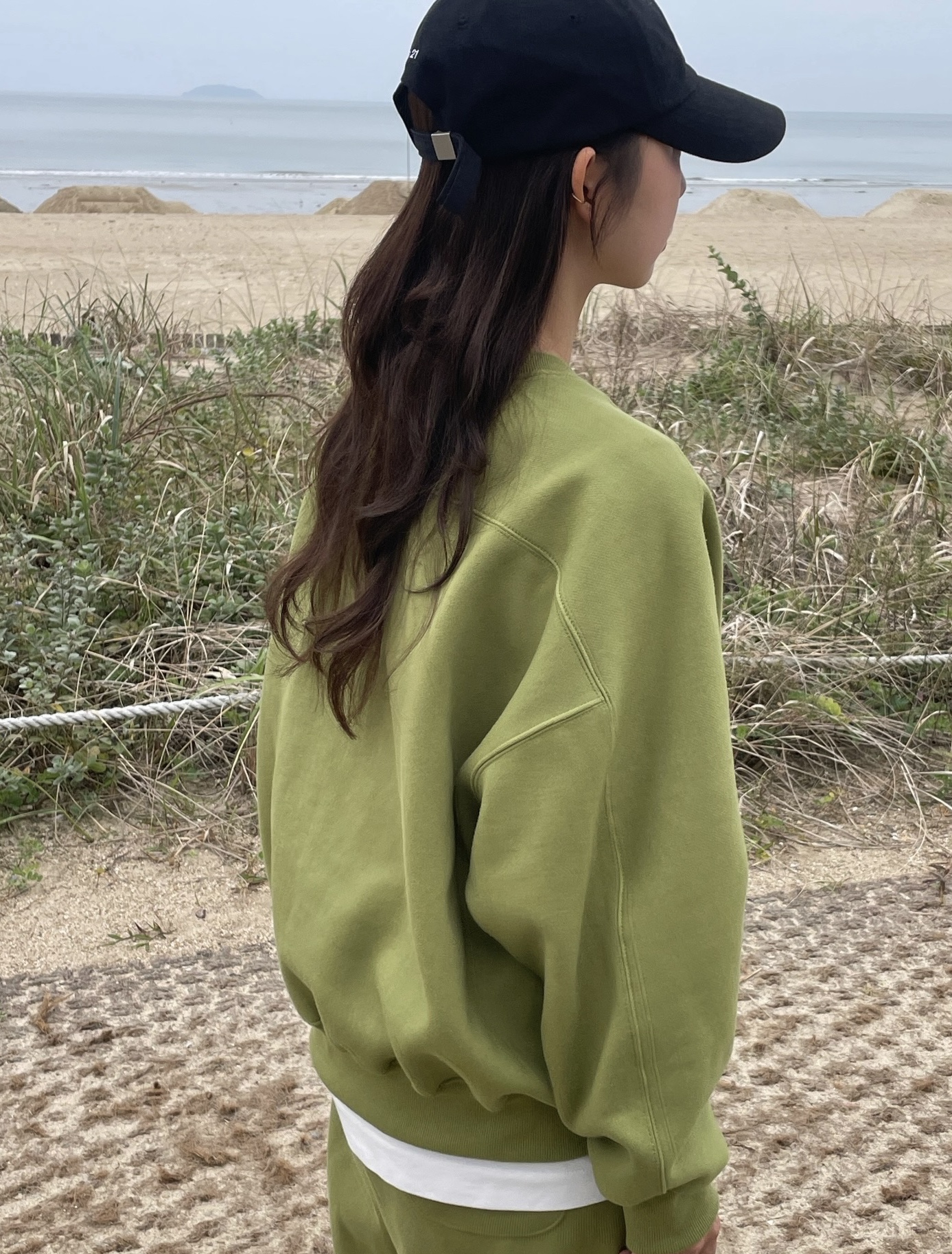 Emis New Logo Emis Cap Black, New Balance 574 Worn By Anyone Grey - D Standard 착용 스타일 - 4