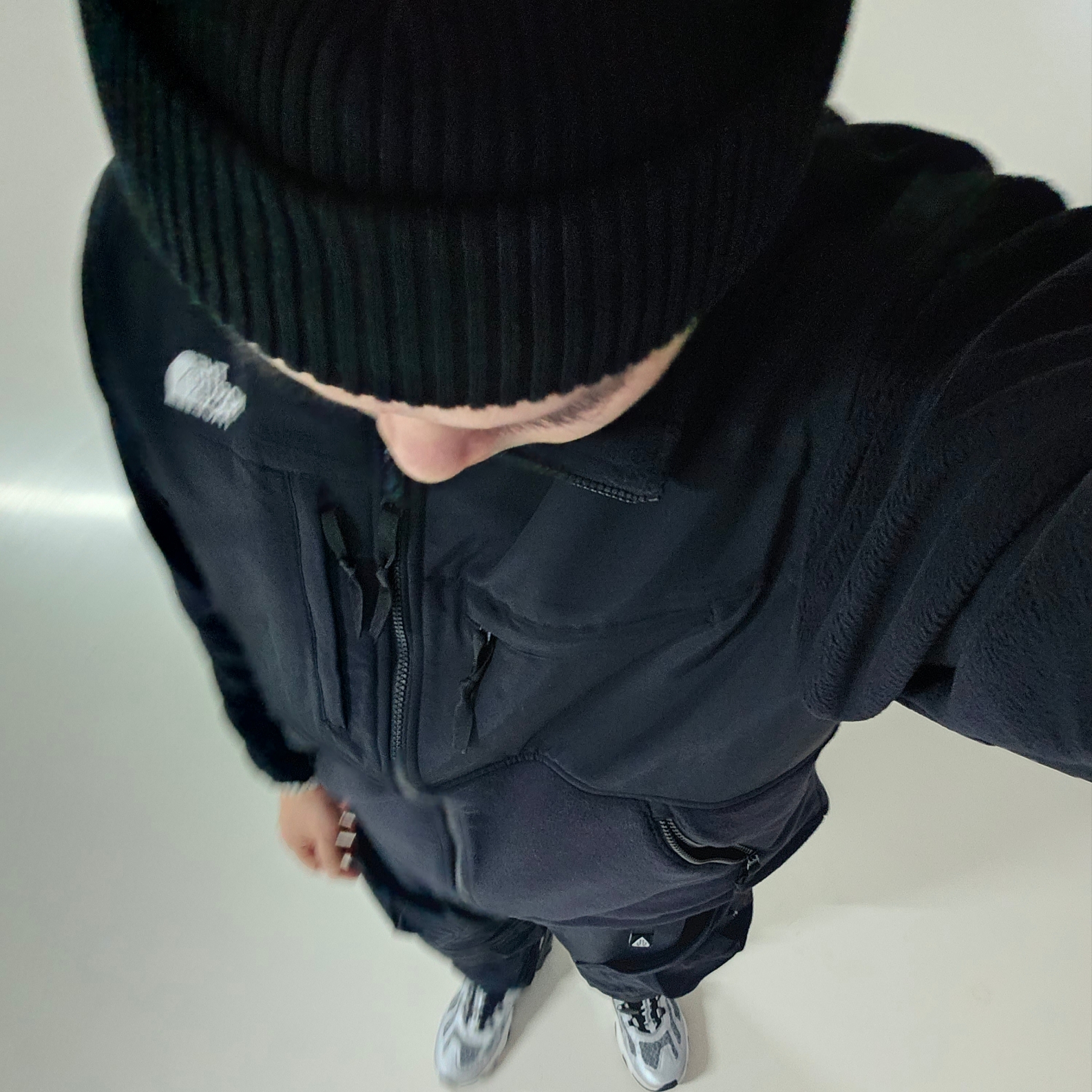 Nike ACG Smith Summit Cargo Pants Black - Asia, Salomon Speedverse PRG Silver Frost Grey Lunar Rock 착용 스타일 - 4