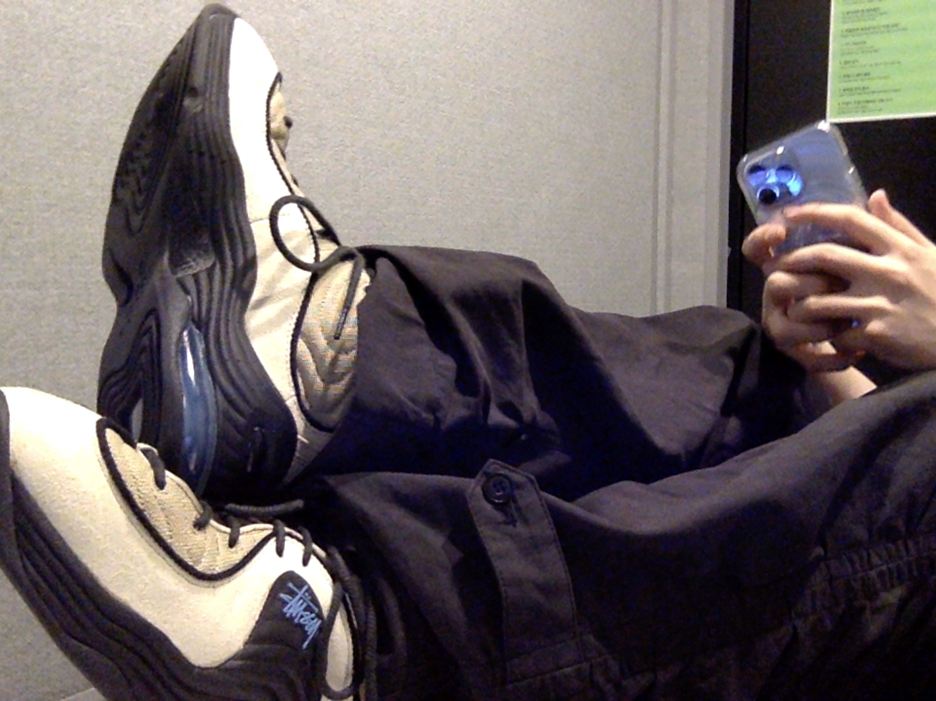 Nike x Stussy Air Penny II Rattan and Limestone 착용 스타일