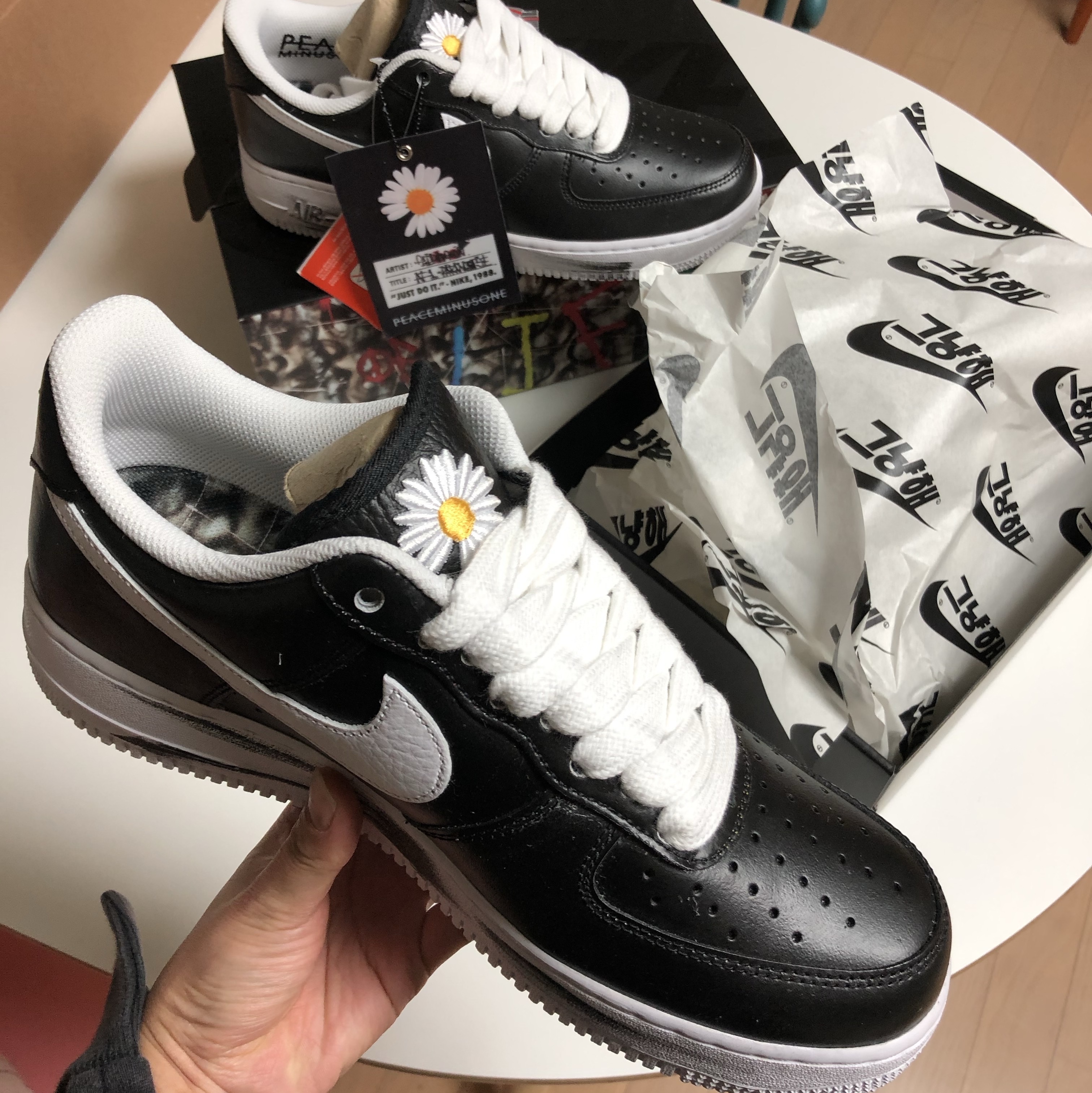 Nike x Peaceminusone Air Force 1 Low Para-Noise 착용 스타일 - 2