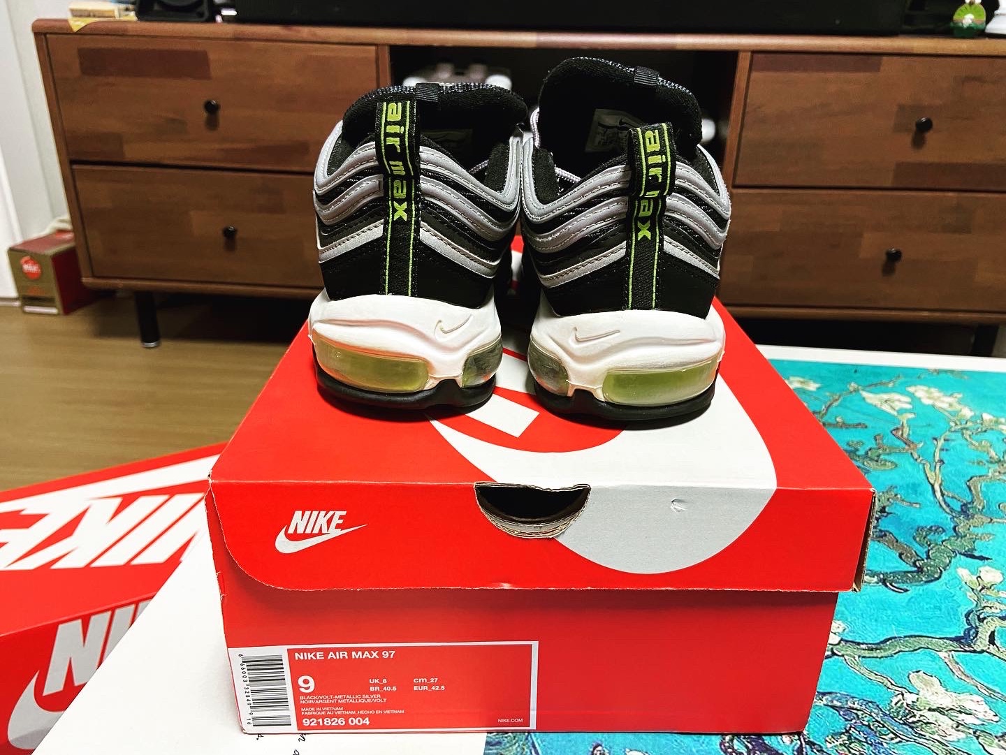 Nike Air Max 97 OG Black Volt Asia 착용 스타일 - 3