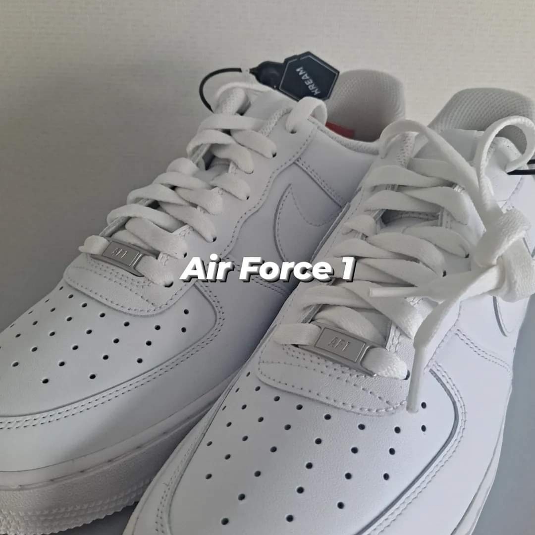 Nike Air Force 1 '07 Low White 착용 스타일