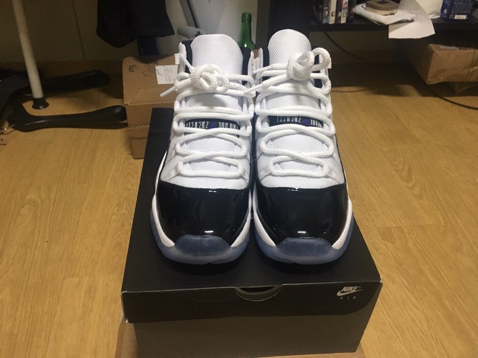 (GS) Jordan 11 Retro Concord 2018 착용 스타일 - 3