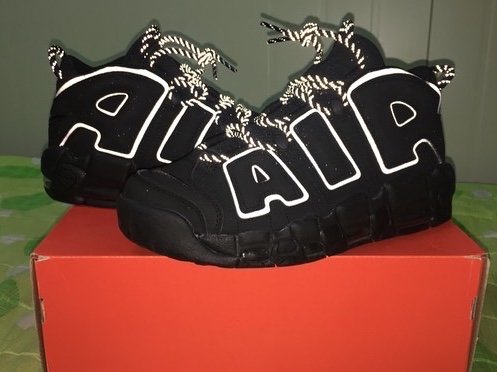 Nike Air More Uptempo Black Reflective 2017/2018 착용 스타일 - 4