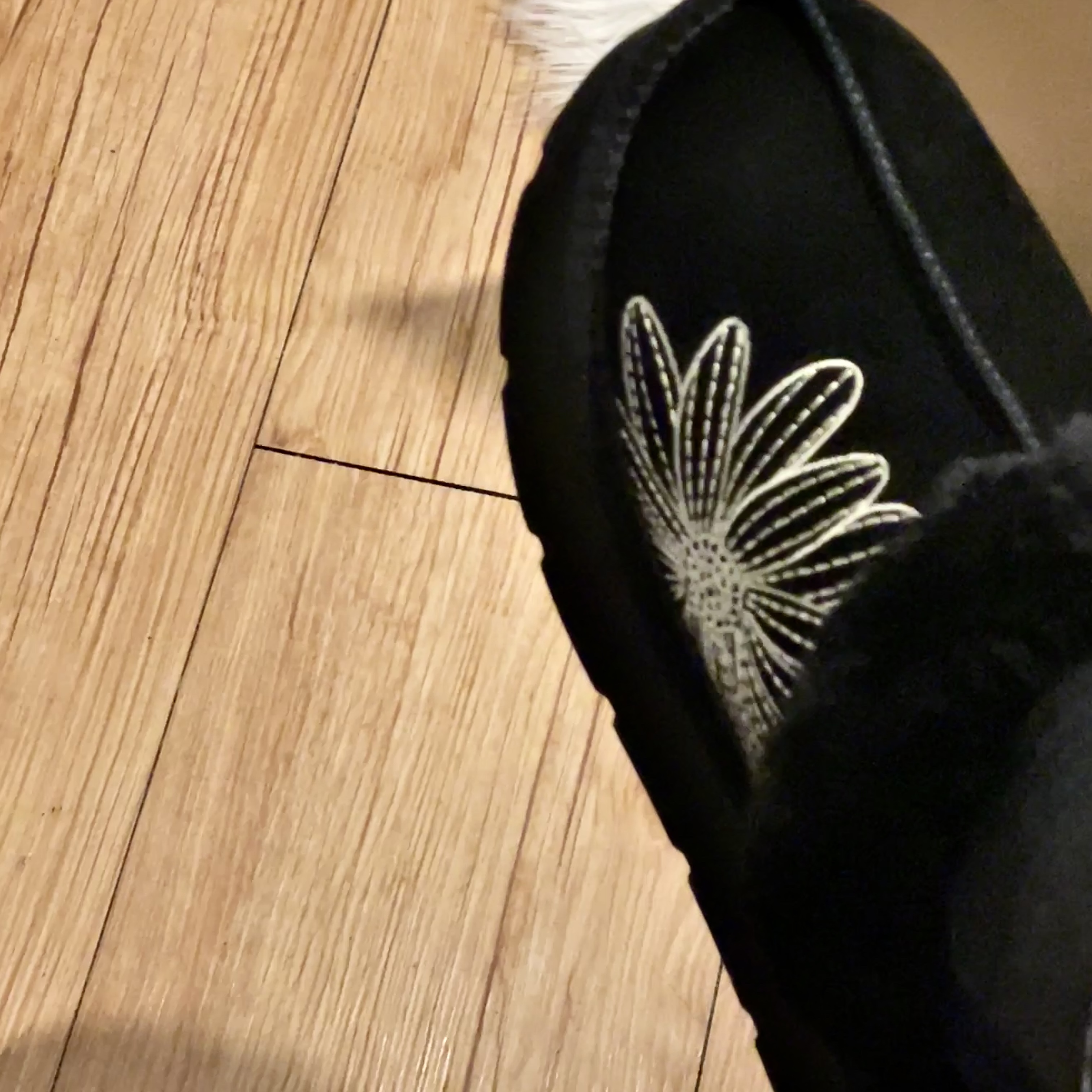Mardi Mercredi Les Pompes Women Classique Slipper Black 착용 스타일 - 6