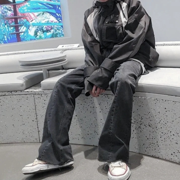Undermycar Kame Multi Zip Turtle Shell Parka Driftwood - 22FW, Maison Mihara Yasuhiro Peterson OG Sole Canvas Low-top Sneakers Natural 착용 스타일 - 1