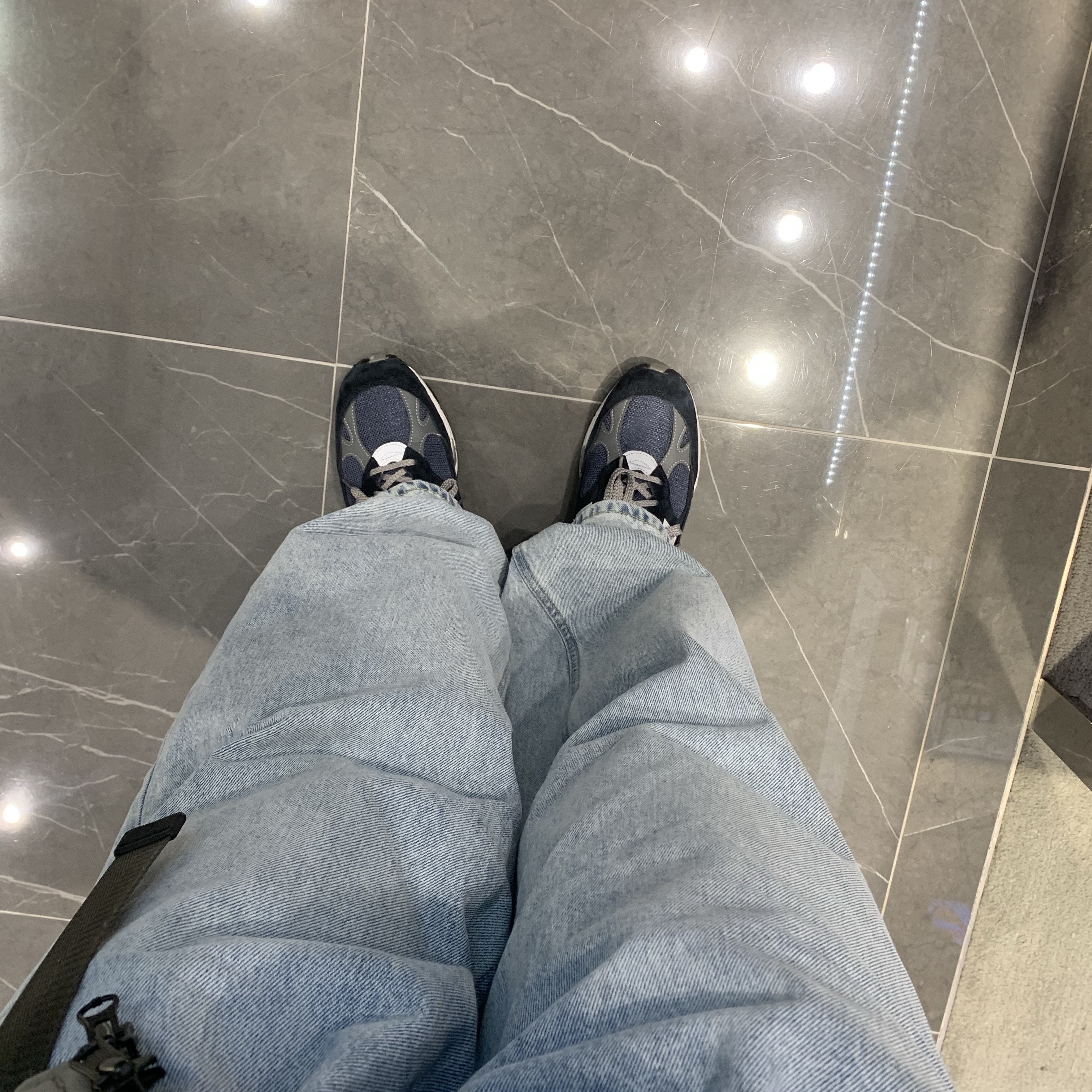 New Balance 991 Made in UK Navy 착용 스타일