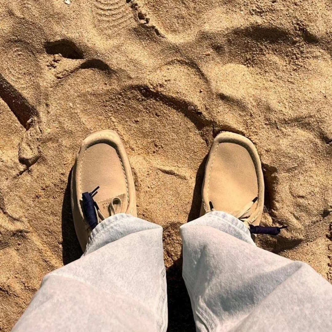 Clarks Wallabee Maple Suede 착용 스타일