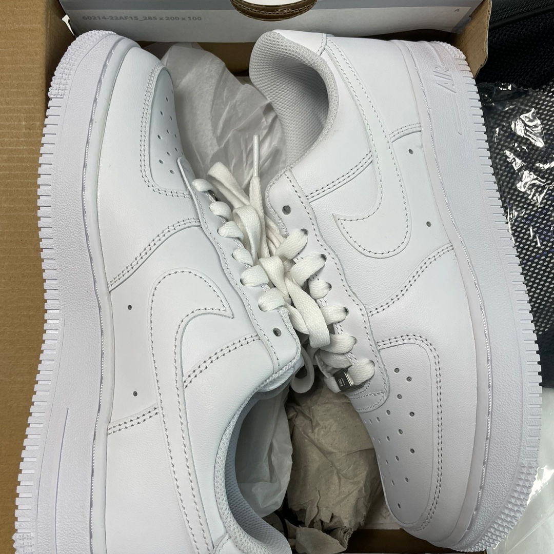 (W) Nike Air Force 1 '07 Low White 착용 스타일 - 1