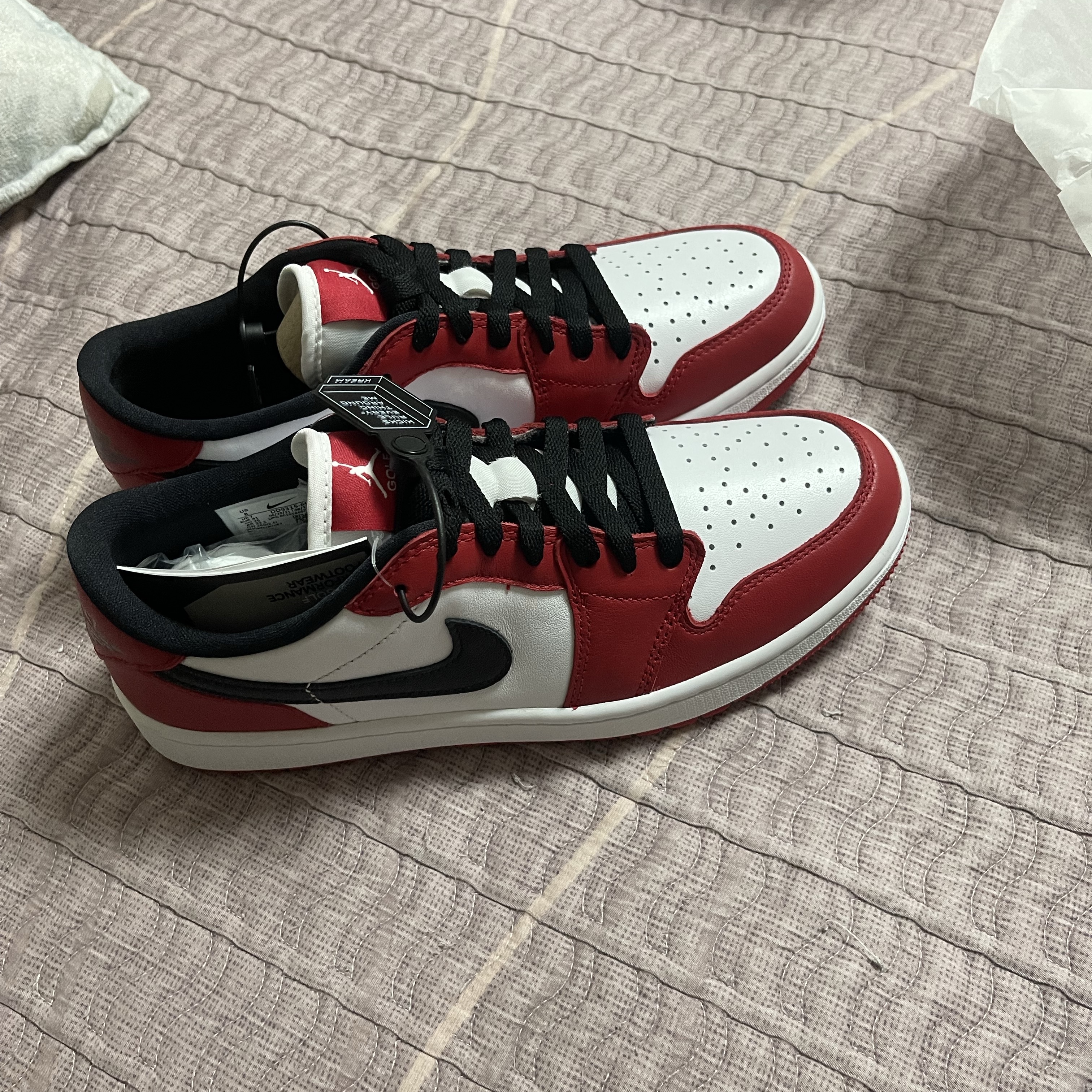Jordan 1 Low Golf Chicago 착용 스타일 - 4