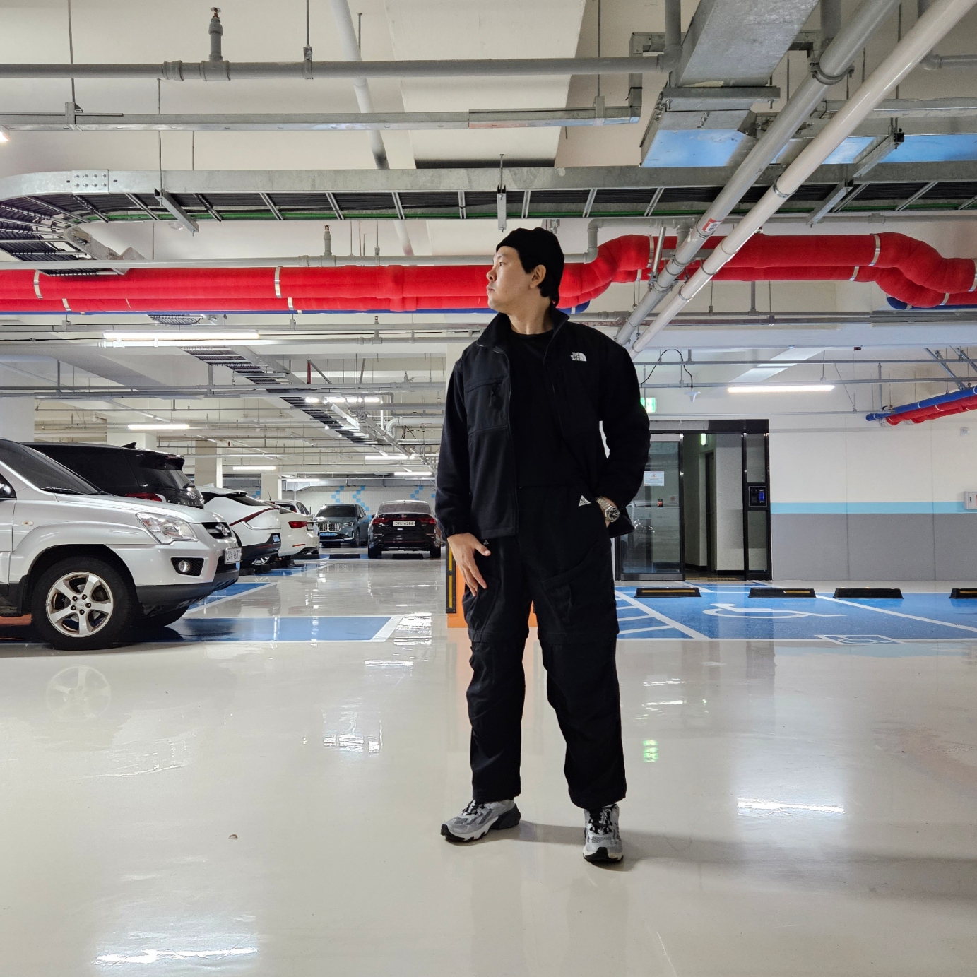 Nike ACG Smith Summit Cargo Pants Black - Asia, Salomon Speedverse PRG Silver Frost Grey Lunar Rock 착용 스타일 - 1