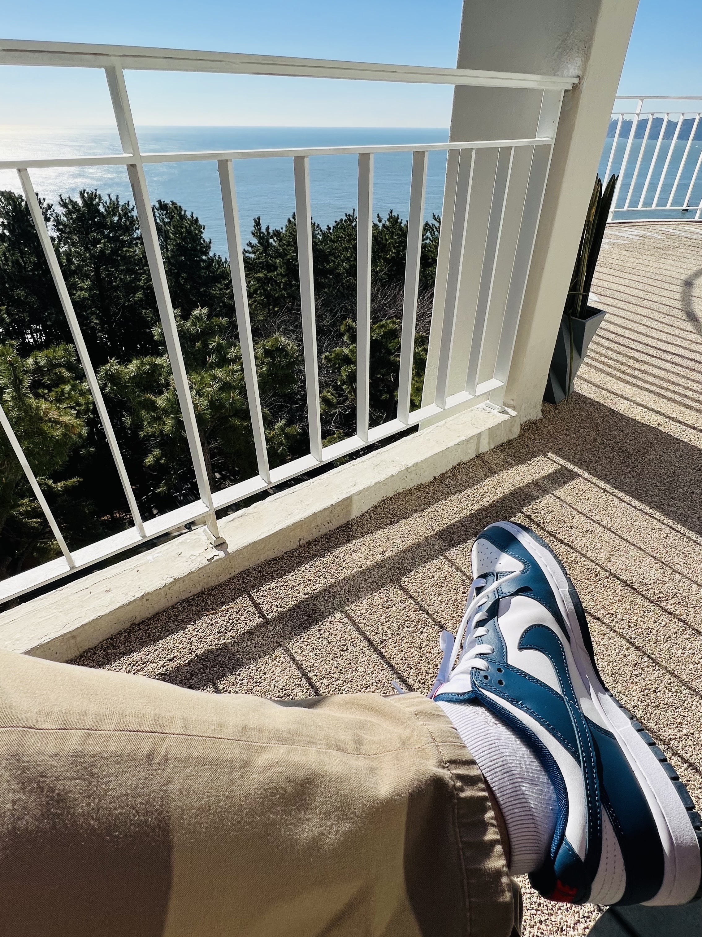 Nike Dunk Low Retro Valerian Blue 착용 스타일