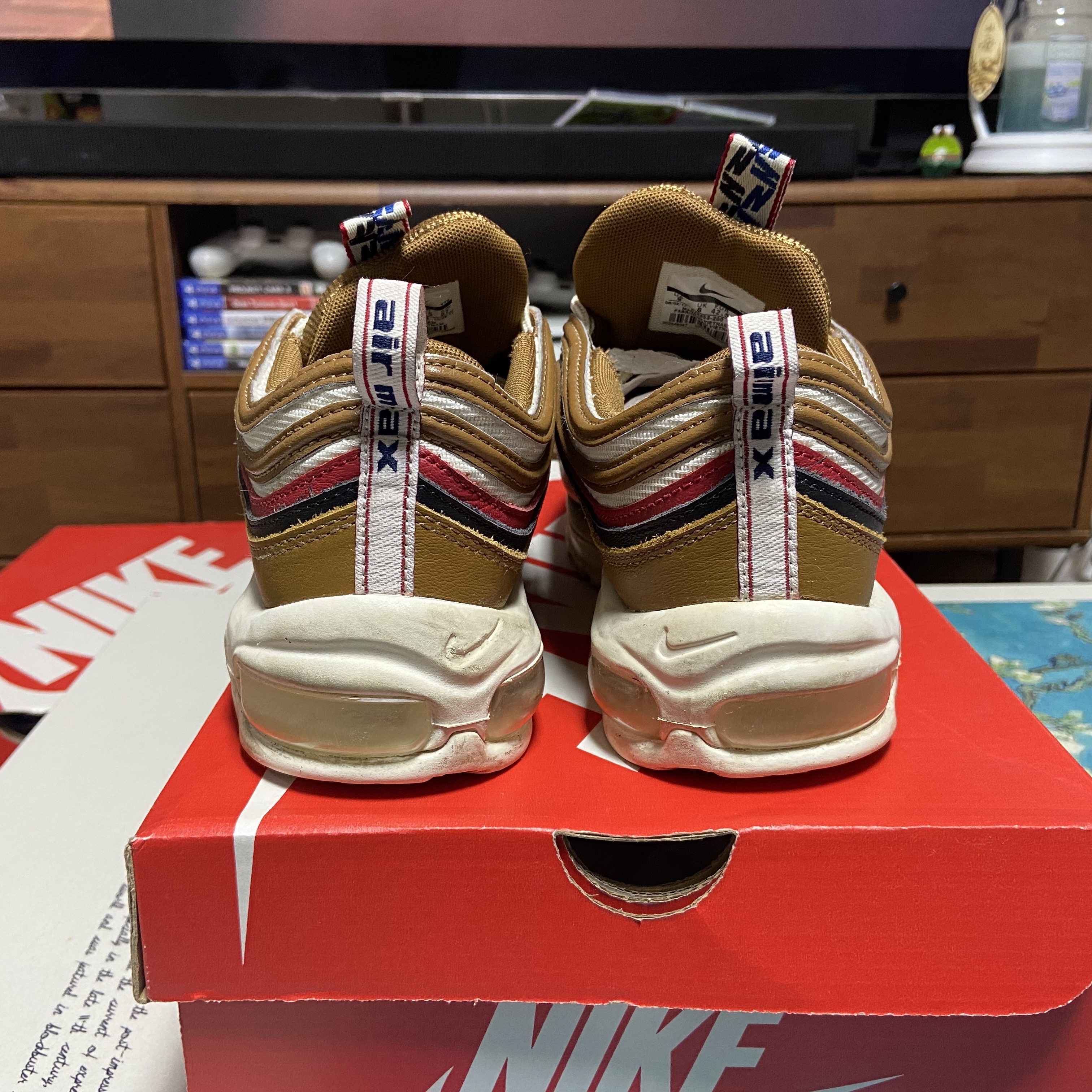 Nike Air Max 97 Pull Tab Brown 착용 스타일 - 2