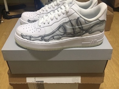 Nike Air Force 1 Low '07 White Skeleton 착용 스타일 - 2