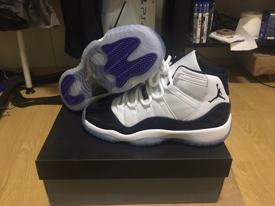 (GS) Jordan 11 Retro Concord 2018 착용 스타일 - 5