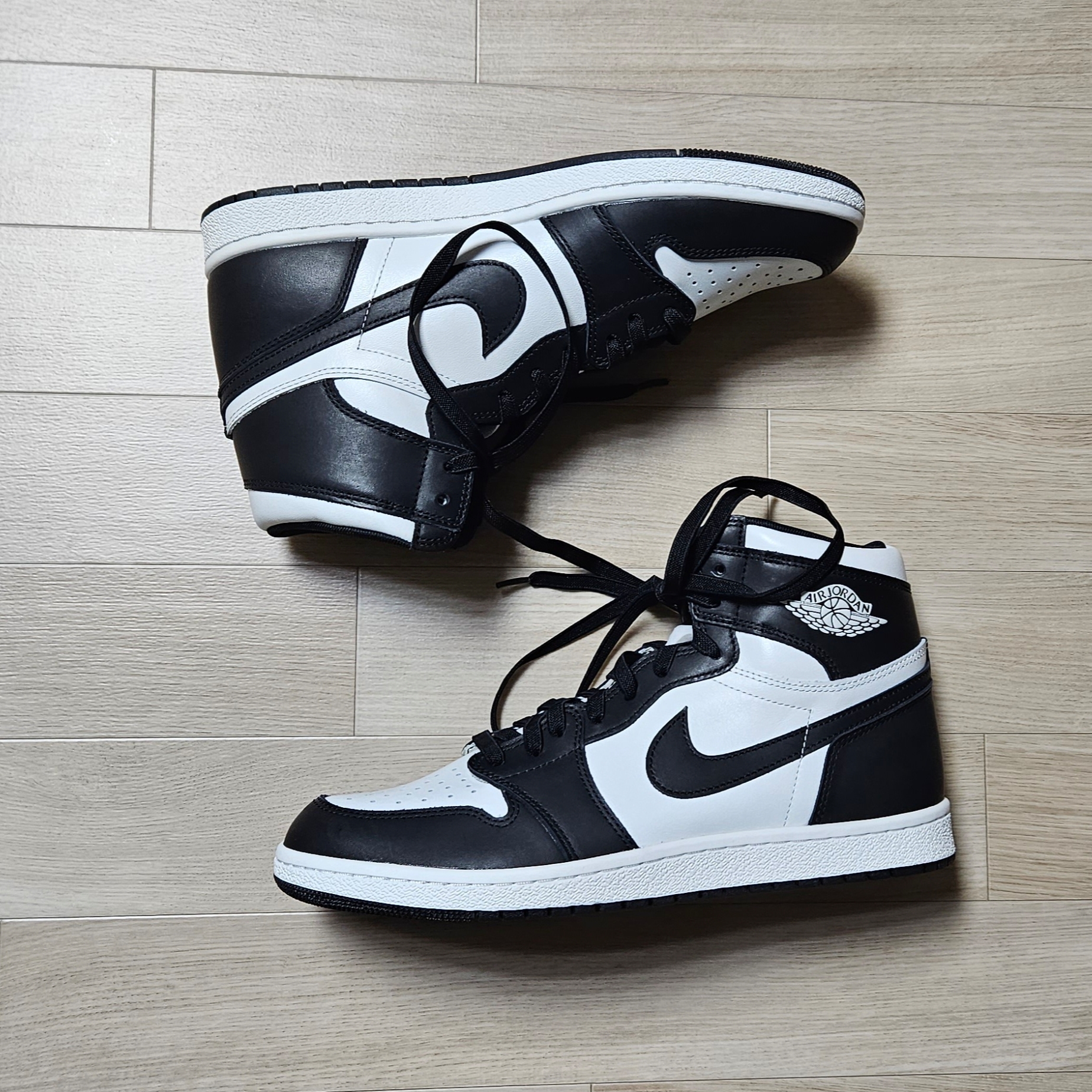 Jordan 1 High 85 Black White 착용 스타일
