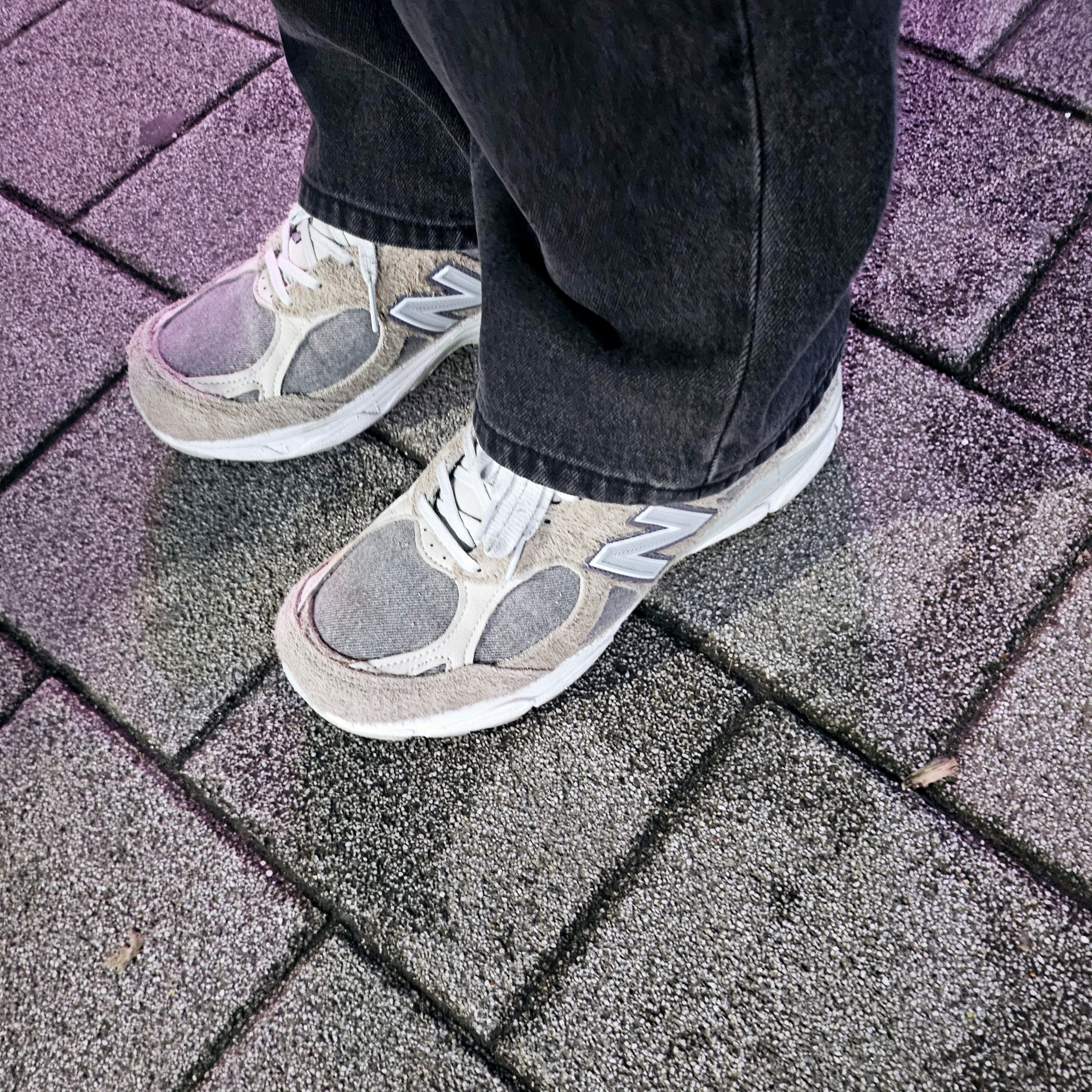 New Balance x Levi's 990v3 Grey (Levi's Tag) 착용 스타일