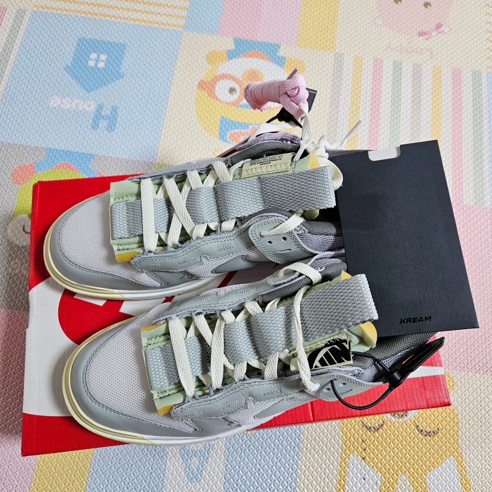 Nike Air Dunk Jumbo Sail Mint Foam 착용 스타일