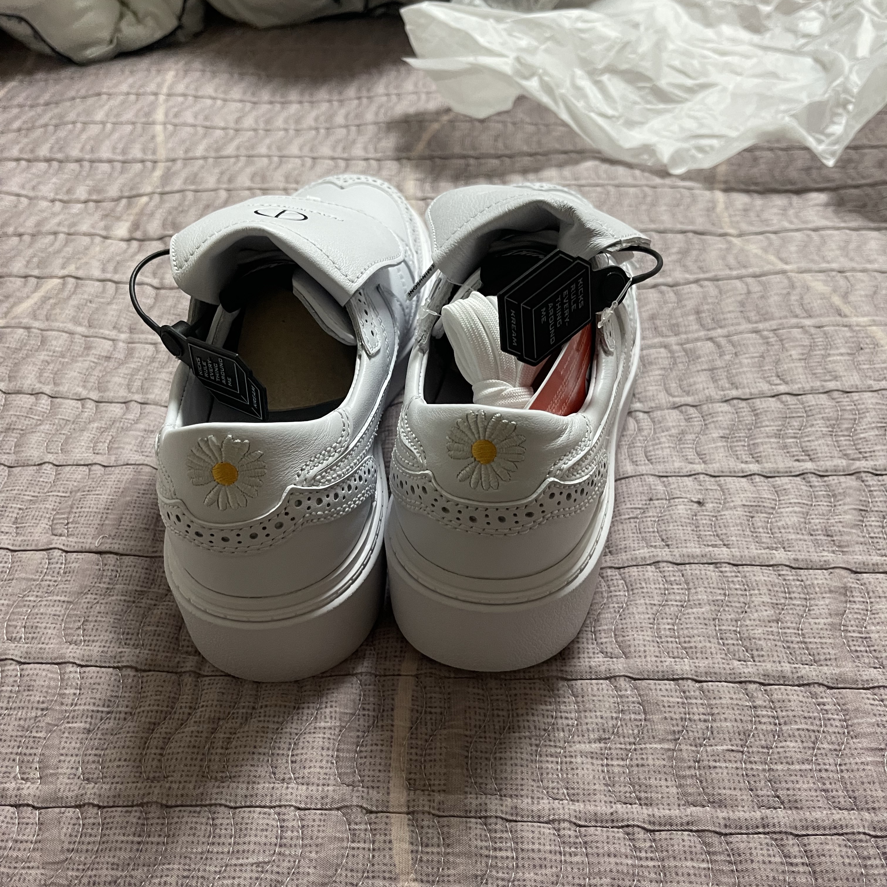 Nike x Peaceminusone Kwondo1 White 착용 스타일 - 2
